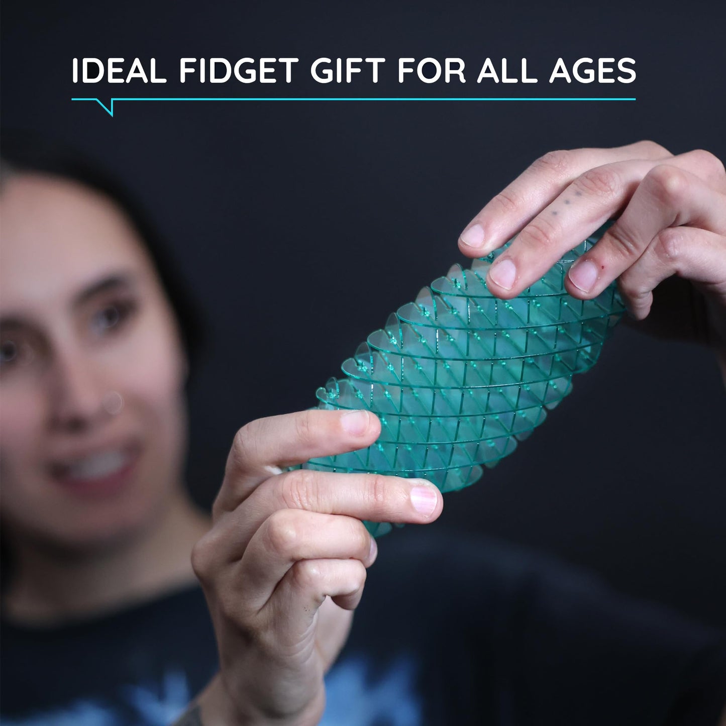 Morf Fidget Worm Toy - Flexible 3D Sensory Slug Figgy Toy for Kids, Teens, and Adults – Stretchy, Quiet, Stress and Anxiety Relief, Focus - For Play, School, Work Gifts, Great For Classroom and Office