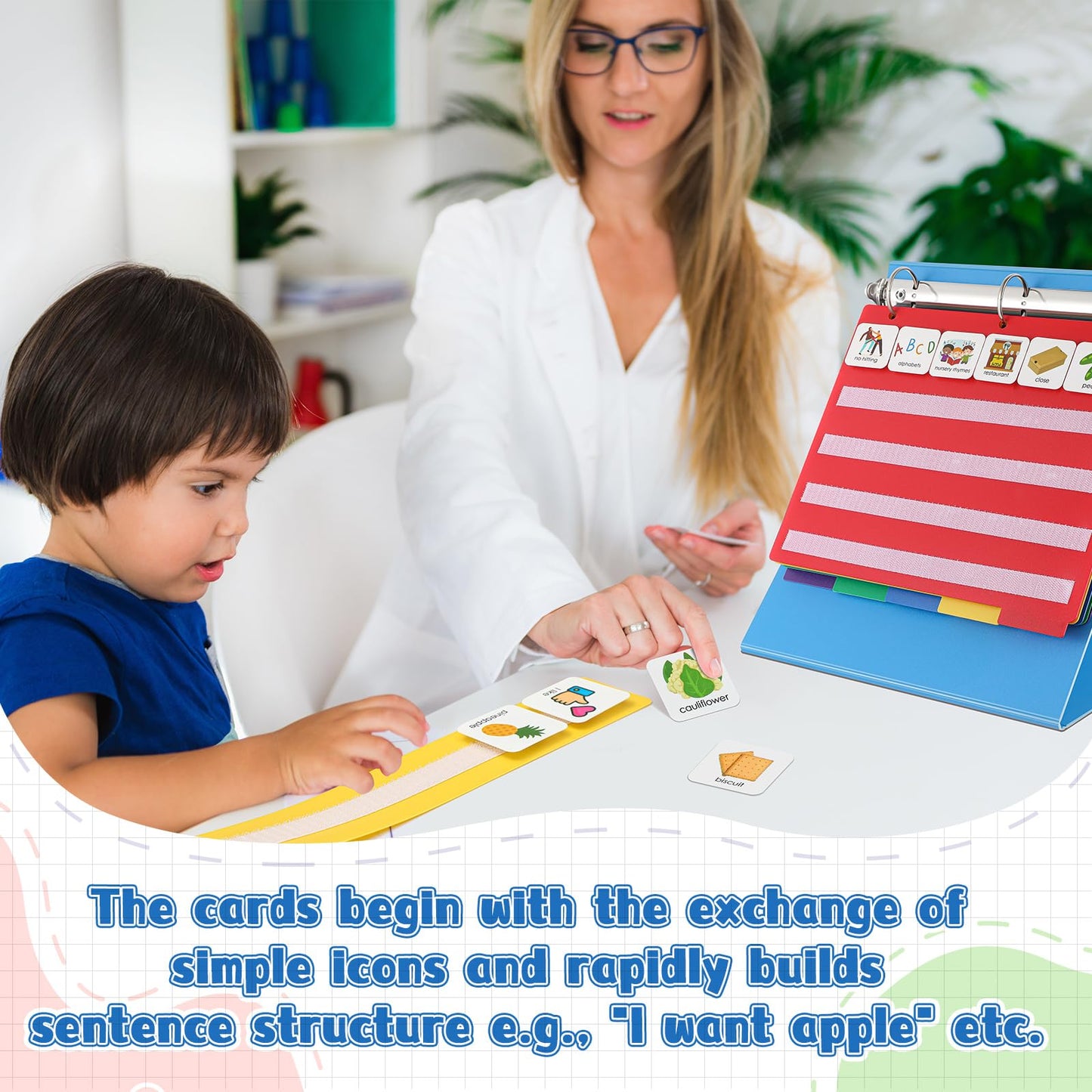 Visual Schedule & Communication Cards for Autism (Nonverbal Support)