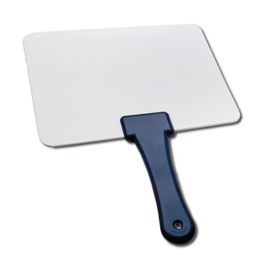 Trainers Warehouse Briteboards: Premium Set of 10 Fluorescent Dry-Erase Response Boards | Versatile, Colorful Paddles for Icebreakers, Voting & More | Perfect for Classrooms & Meetings (6" x 7.75")