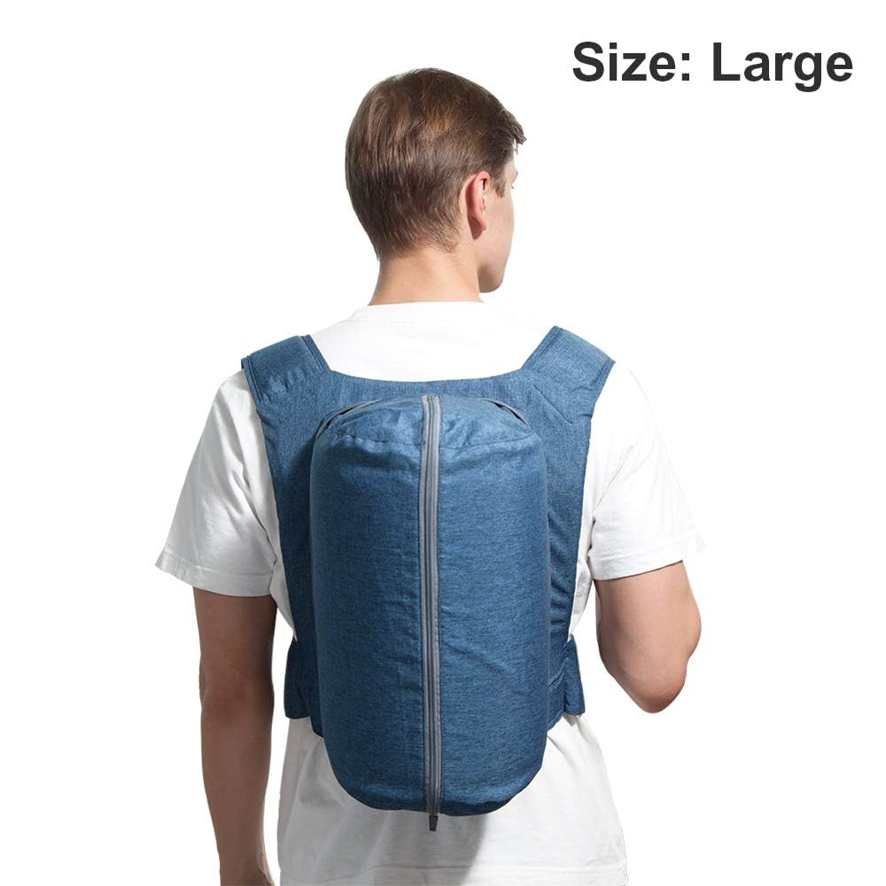 Side-Sleeping Backpack, Sleep Position Trainer, alleviates snoring Caused by Throat Issues (Large 1 Pack)