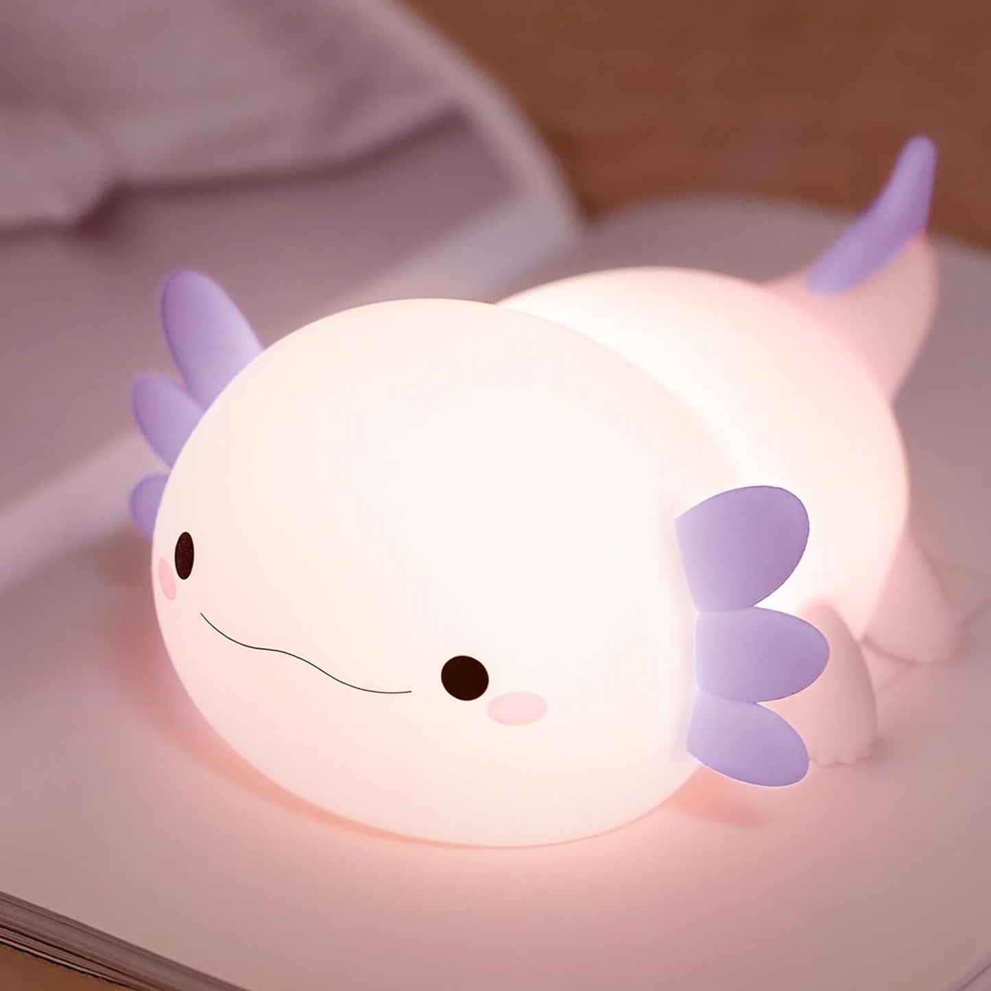 FAMIDUO Capybara Night Light for Kids,Safe Squishy Silicone Nursery Light with Timer,Dimmable & Rechargeable Touch Bedside Lamp, Cute Capybara Gifts for Boys Girls Toddlers, Baby & Kids Room Decor