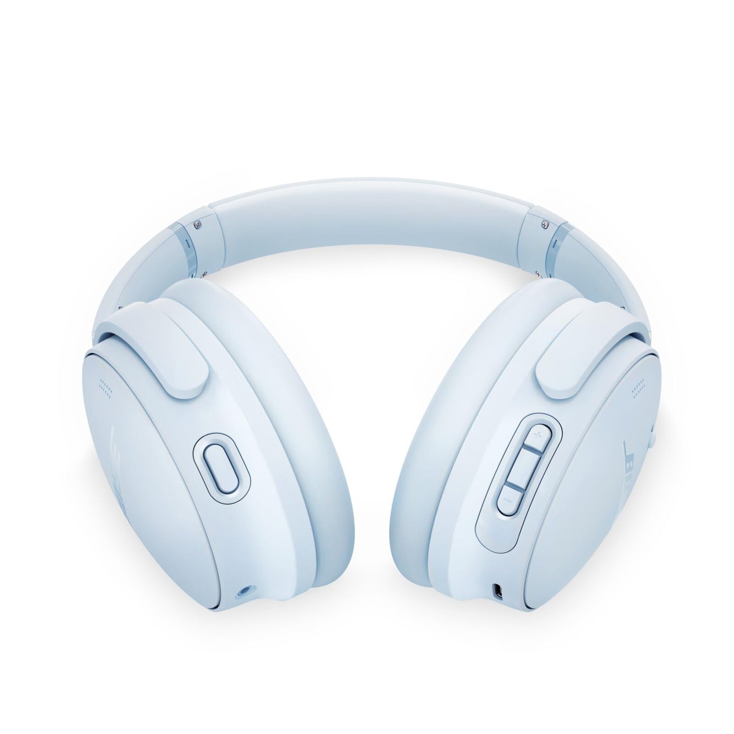 Bose QuietComfort Headphones - Wireless Bluetooth Headphones, Active Over Ear Noise Cancelling and Mic, USB-C Charging, Deep Bass, Up to 24 Hours of Playtime, White Smoke