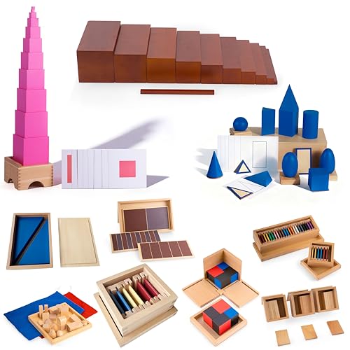 Montessori Sensory Learning Kit for Focus & Development (Sensorial Tools)