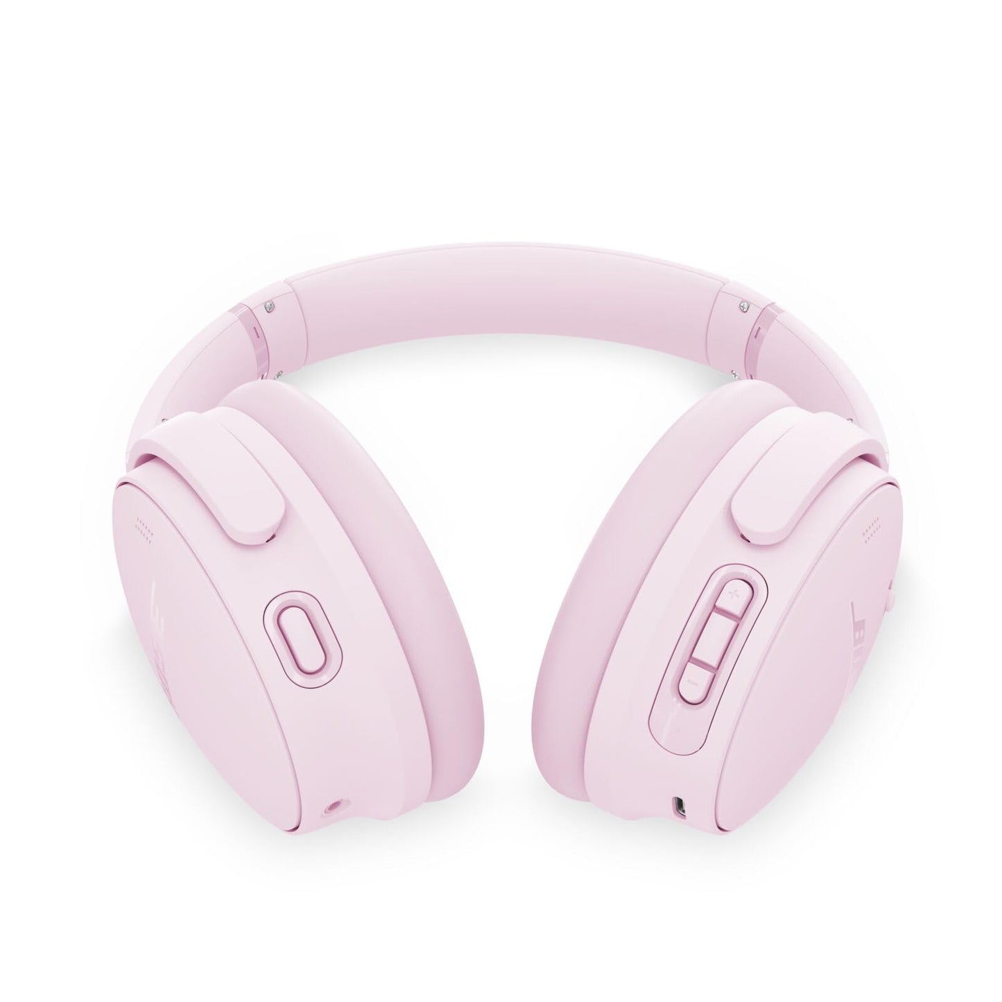 Bose QuietComfort Headphones - Wireless Bluetooth Headphones, Active Over Ear Noise Cancelling and Mic, USB-C Charging, Deep Bass, Up to 24 Hours of Playtime, White Smoke