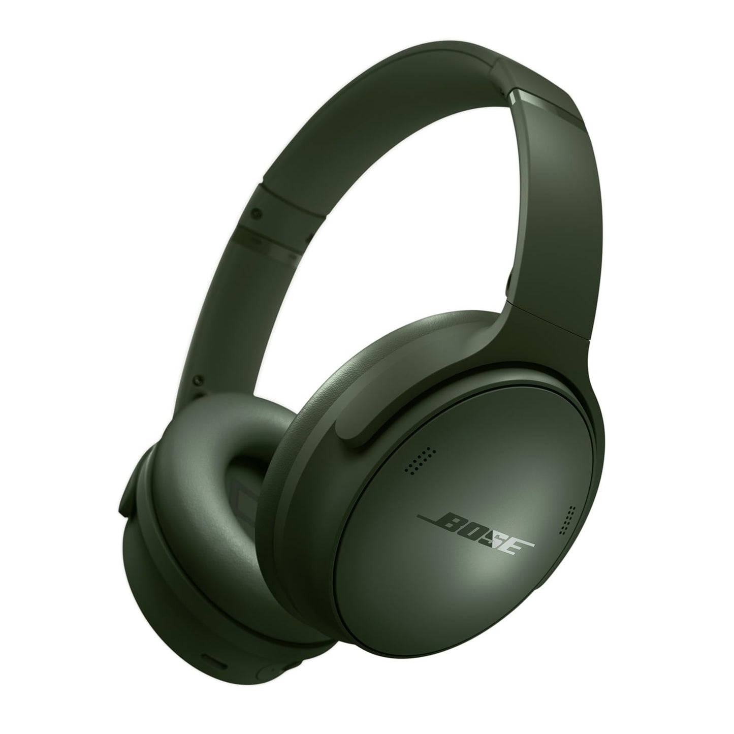 Bose QuietComfort Headphones - Wireless Bluetooth Headphones, Active Over Ear Noise Cancelling and Mic, USB-C Charging, Deep Bass, Up to 24 Hours of Playtime, White Smoke