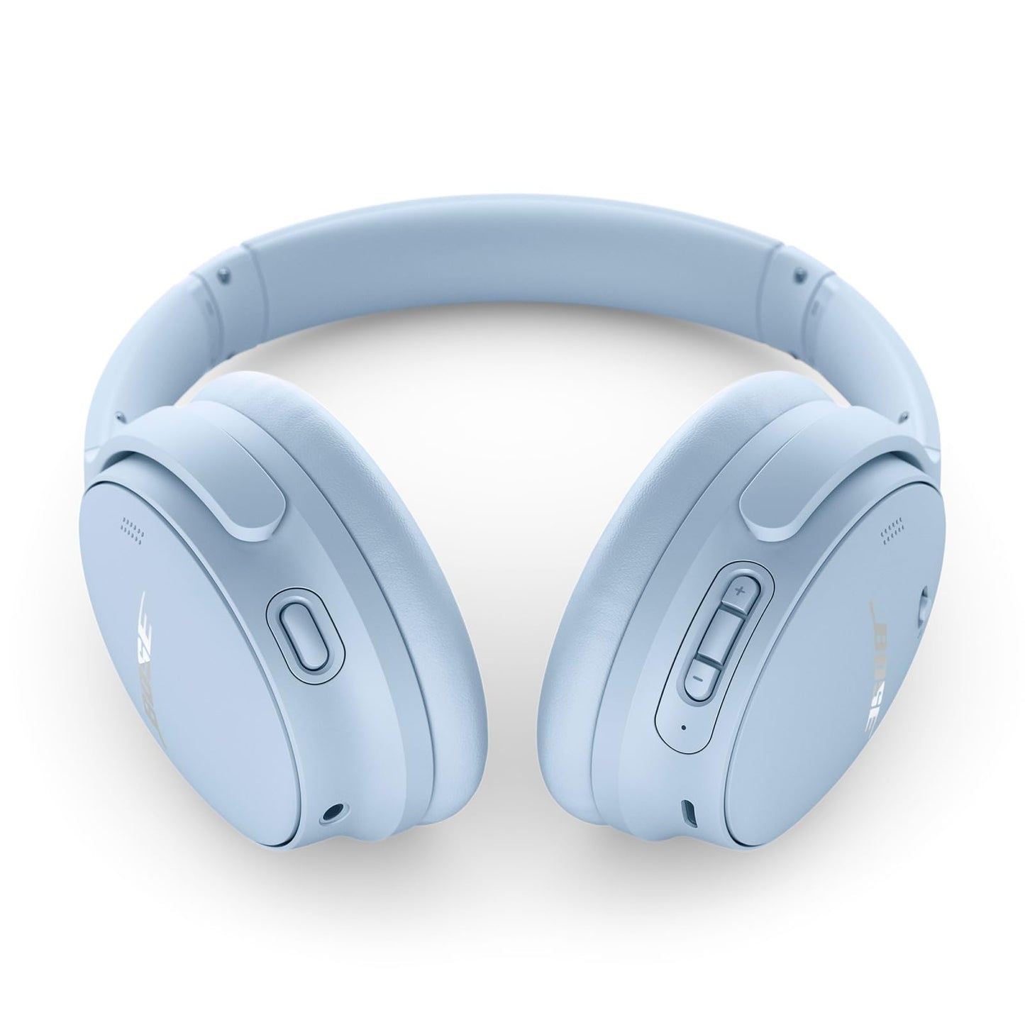 Bose QuietComfort Headphones - Wireless Bluetooth Headphones, Active Over Ear Noise Cancelling and Mic, USB-C Charging, Deep Bass, Up to 24 Hours of Playtime, White Smoke