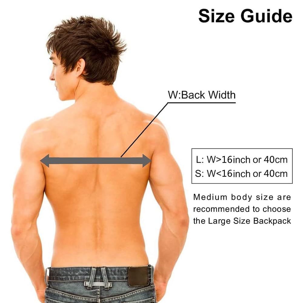 Side-Sleeping Backpack, Sleep Position Trainer, alleviates snoring Caused by Throat Issues (Large 1 Pack)