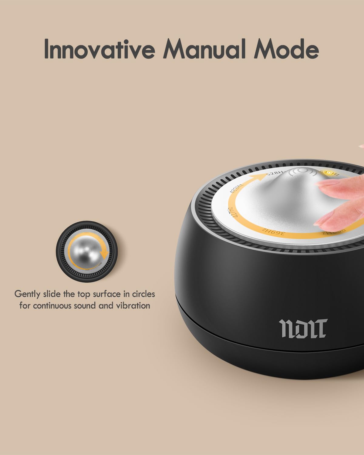 Portable Electronic Tibetan Singing Bowl, 8 Chakra Modes with 8 Chakra Cycle Play Mode, Auto/Manual Mode, Vibration & Built-in Timer, USB-C Rechargeable Meditation Device for Yoga, Reiki, Relaxation