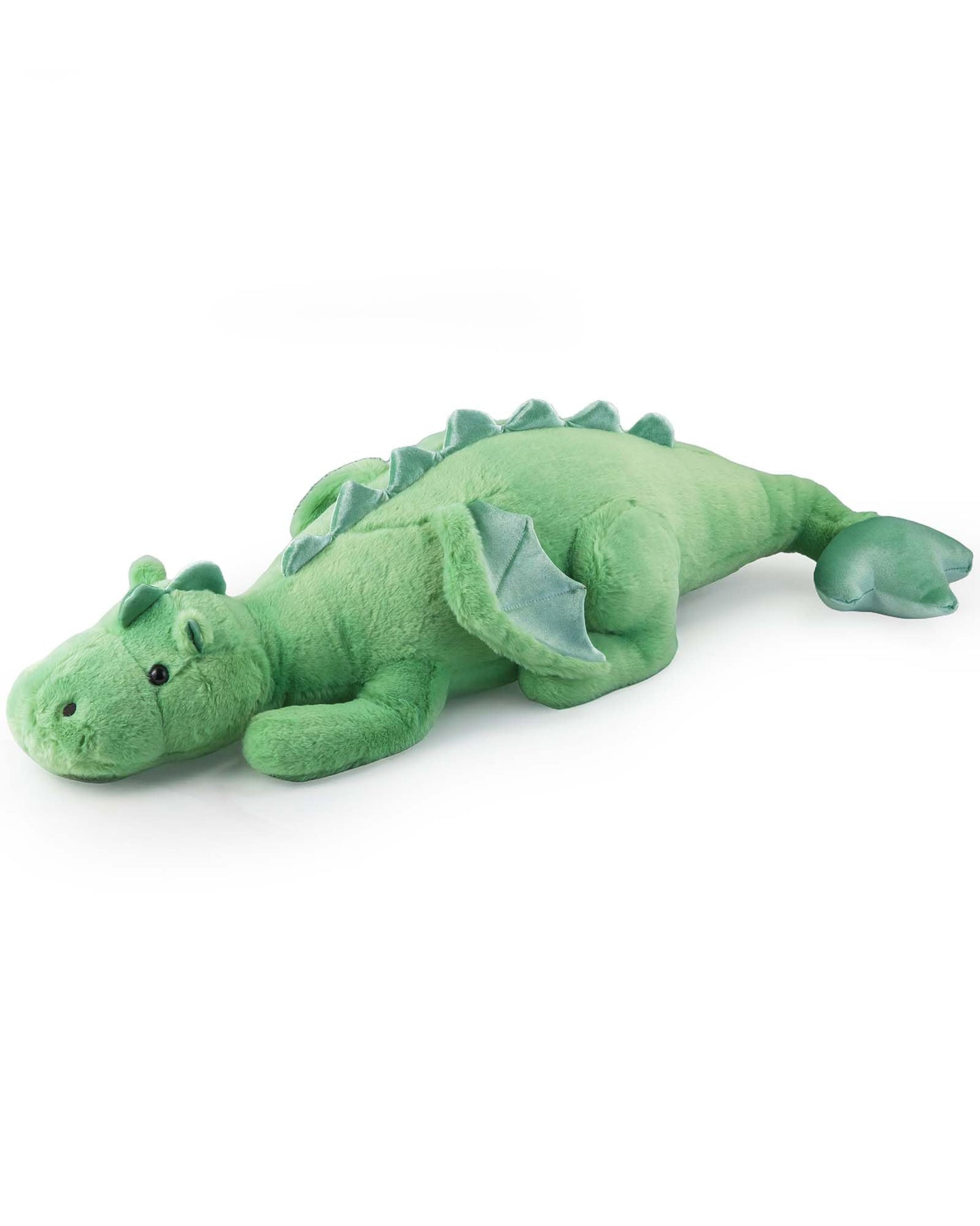 35.4" Weighted Dragon Plush Toy, 5lb Weighted Stuffed Animals, Silent Glass Beads Large Dragon Pillow for Sensory Relaxation for Kids and Adults, for Bedtime & Lounging