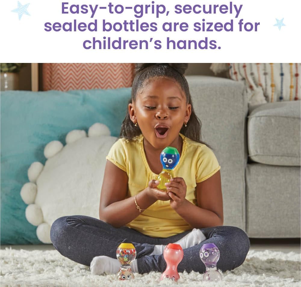 hand2mind Express Your Feelings Sensory Bottles- Secondary Emotions 2, Toddler Sensory Toys, Quiet Fidget Toys, Play Therapy Toys, Calm Down Corner Supplies, Calming Corner, Social Emotional Learning