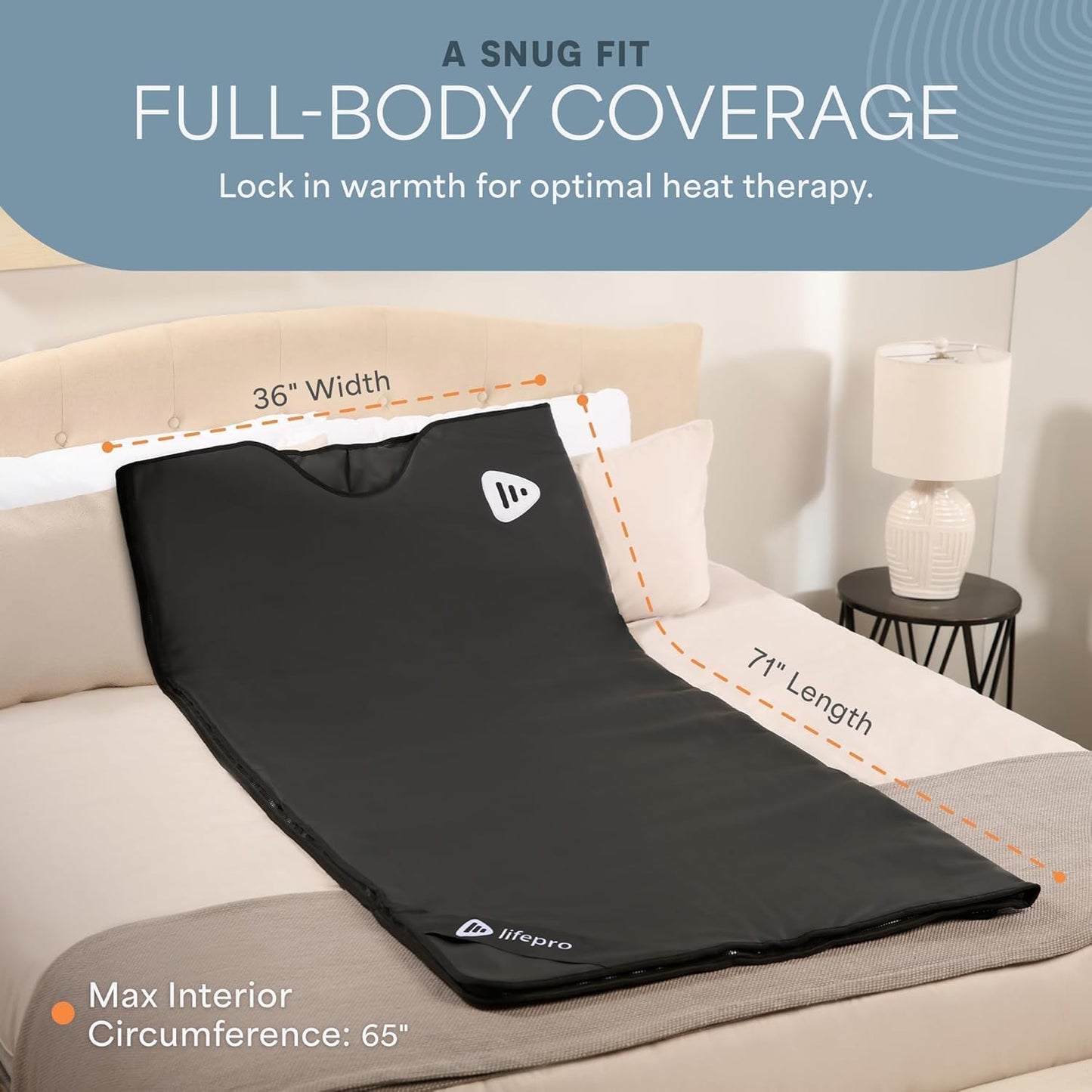 Infrared Sauna Blanket for Relaxation, Recovery & Stress Relief