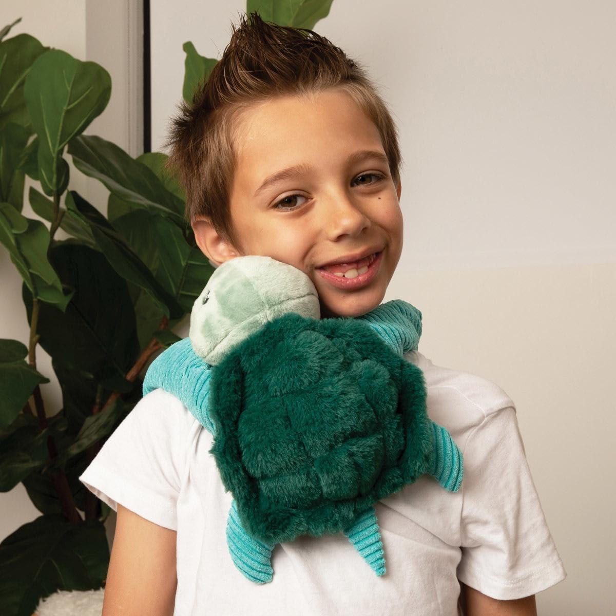 HUGIMALS Hugarounds Berkeley the Bat 2.5 lb Microwaveable & Freezable Weighted Plush Neck & Shoulder Wrap | Soothing, Comforting Hugs for Self-Care & Relaxation | Unscented for Ages 2+
