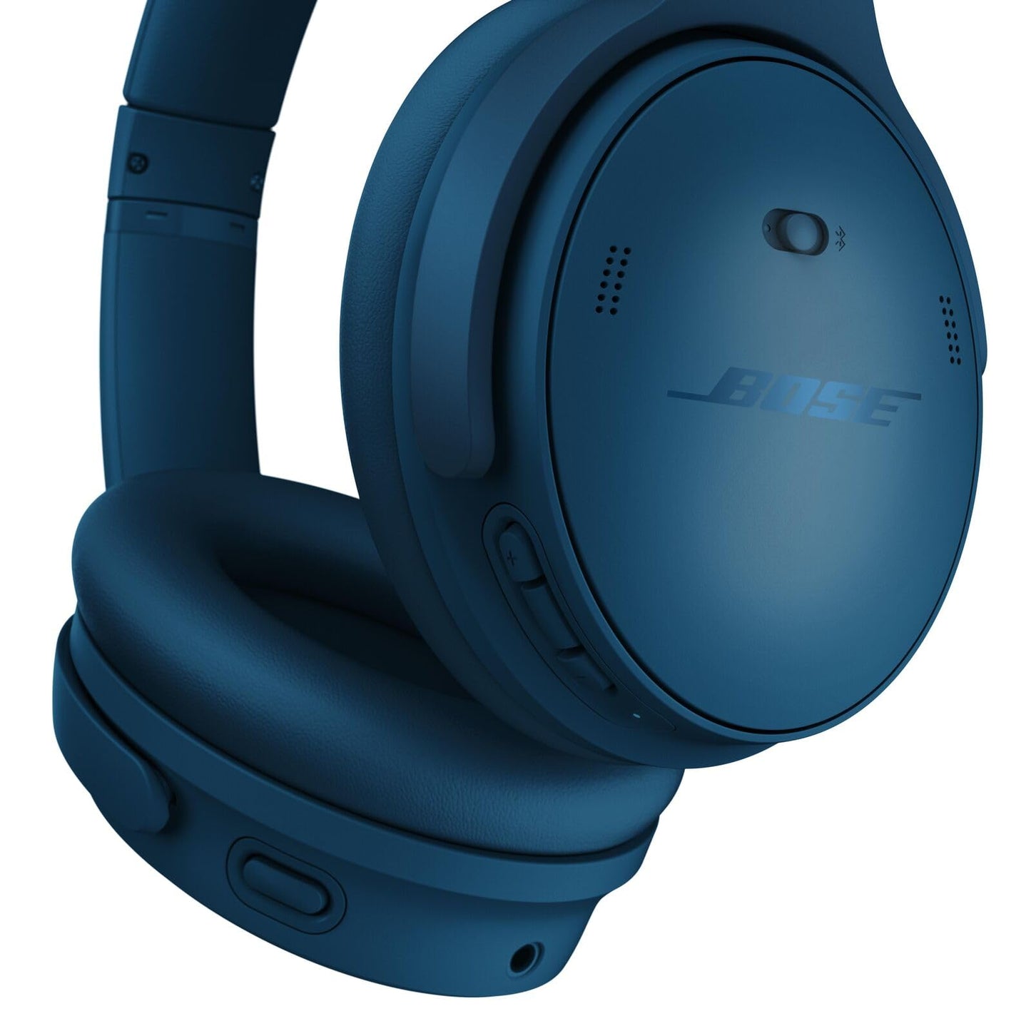 Bose QuietComfort Headphones - Wireless Bluetooth Headphones, Active Over Ear Noise Cancelling and Mic, USB-C Charging, Deep Bass, Up to 24 Hours of Playtime, White Smoke