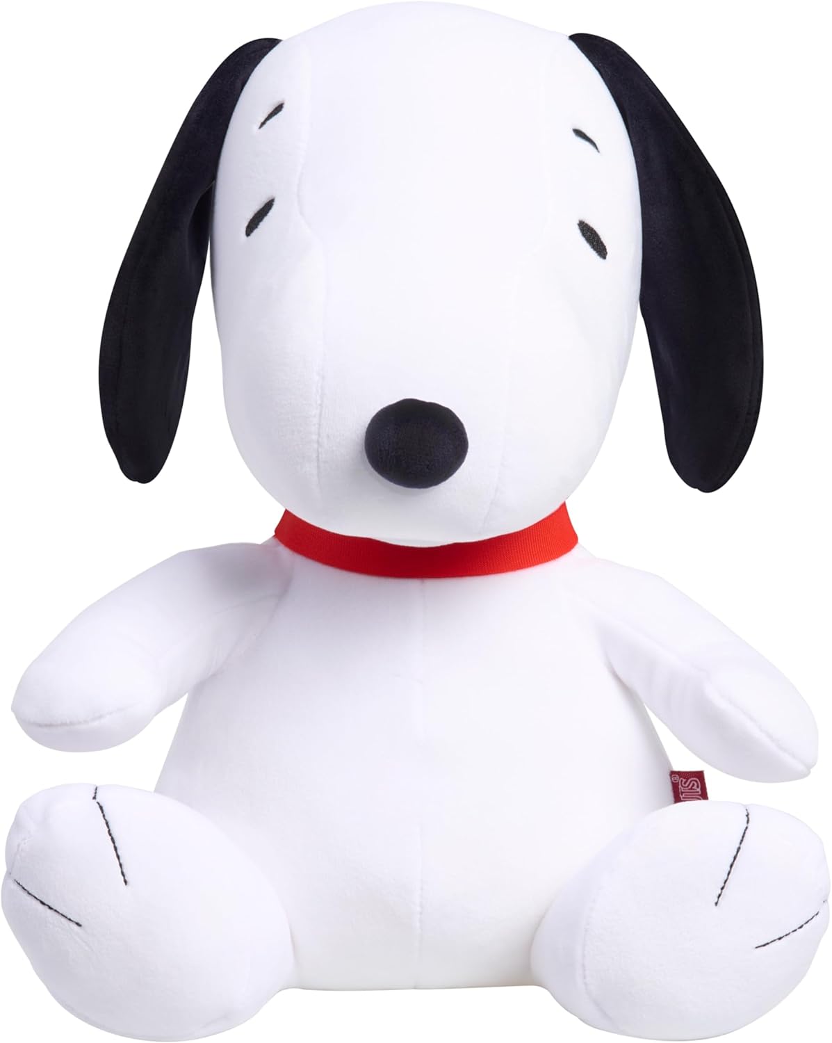 Peanuts Large 2 lb Weighted Plush Snoopy, 12-inch Stuffed Animal, Kids Toys for Ages 3 Up by Just Play