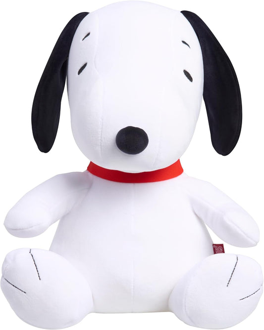 Peanuts Large 2 lb Weighted Plush Snoopy, 12-inch Stuffed Animal, Kids Toys for Ages 3 Up by Just Play