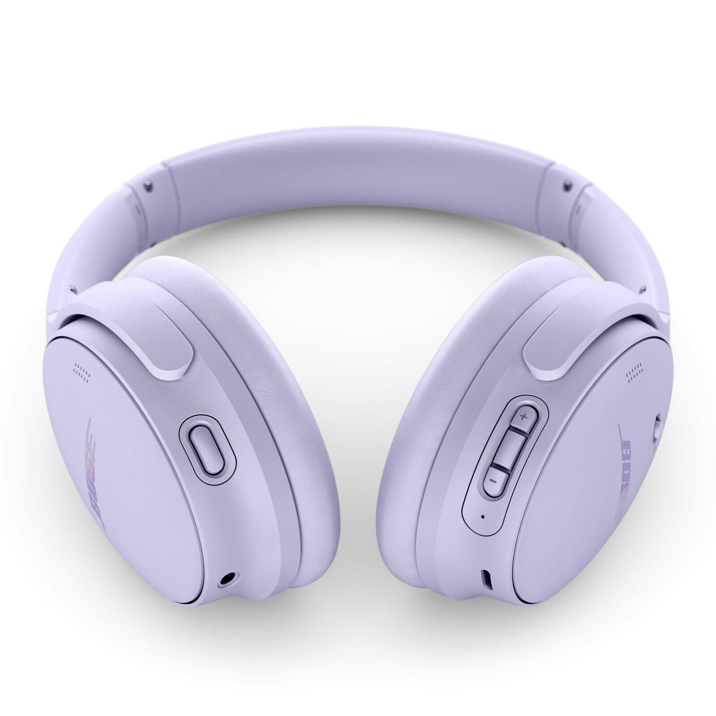 Bose QuietComfort Headphones - Wireless Bluetooth Headphones, Active Over Ear Noise Cancelling and Mic, USB-C Charging, Deep Bass, Up to 24 Hours of Playtime, White Smoke