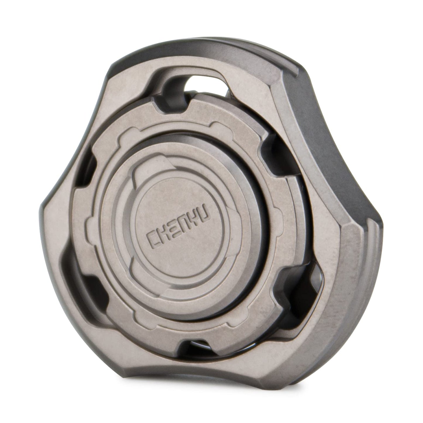 DjuiinoStar High-end Fidget Spinner, Unique Dual Bearings Design, Precisely CNC Machined (Zirconium), Premium EDC Toy DFS-03