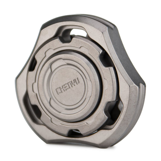 DjuiinoStar High-end Fidget Spinner, Unique Dual Bearings Design, Precisely CNC Machined (Zirconium), Premium EDC Toy DFS-03