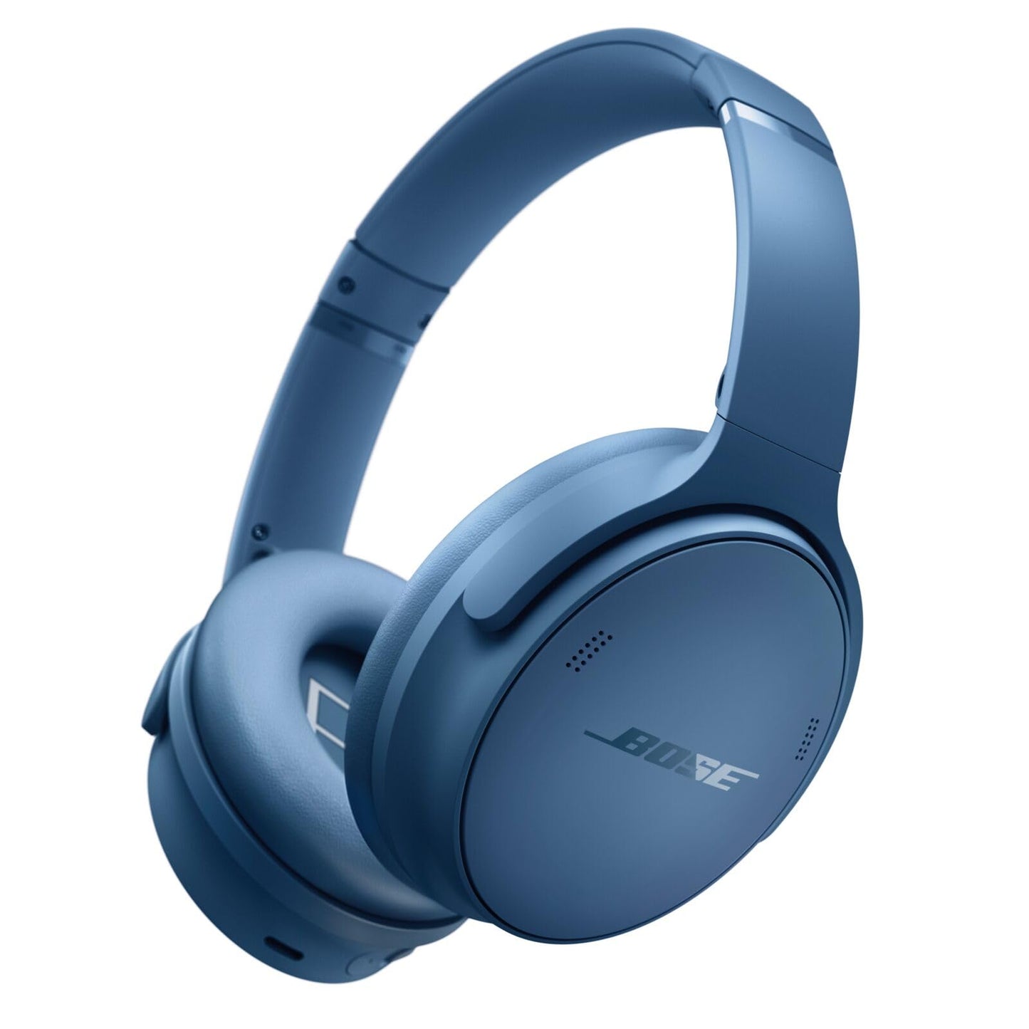 Bose QuietComfort Headphones - Wireless Bluetooth Headphones, Active Over Ear Noise Cancelling and Mic, USB-C Charging, Deep Bass, Up to 24 Hours of Playtime, White Smoke