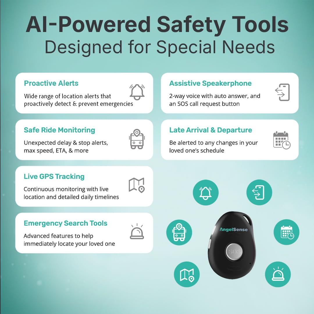 GPS Safety Tracker for Autism & Special Needs (Real-Time Monitoring)