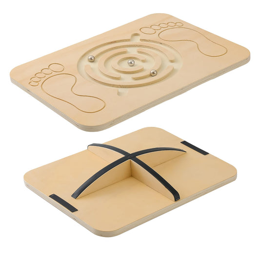 Juoe Maze Balance Board Wobble Board for Kids and Adult,up to 350 Ibs for Coordination Skills Obstacle Courses Sensory Balance Toys for Kids,Professional Rocker Balance Board for Physical Therapy.