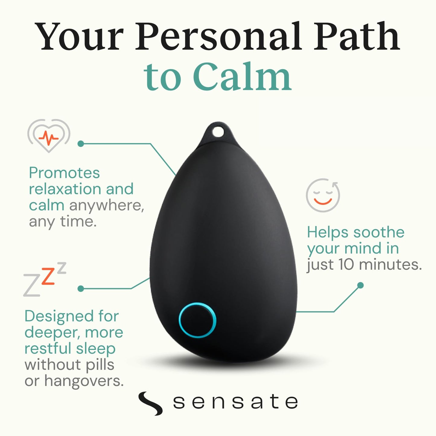 Sensory Relaxation Device for Calm, Stress Relief & Nervous System Support