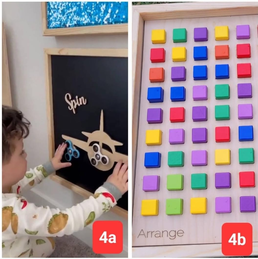 Sensory Wall Boards for Autism & Interactive Focus Play