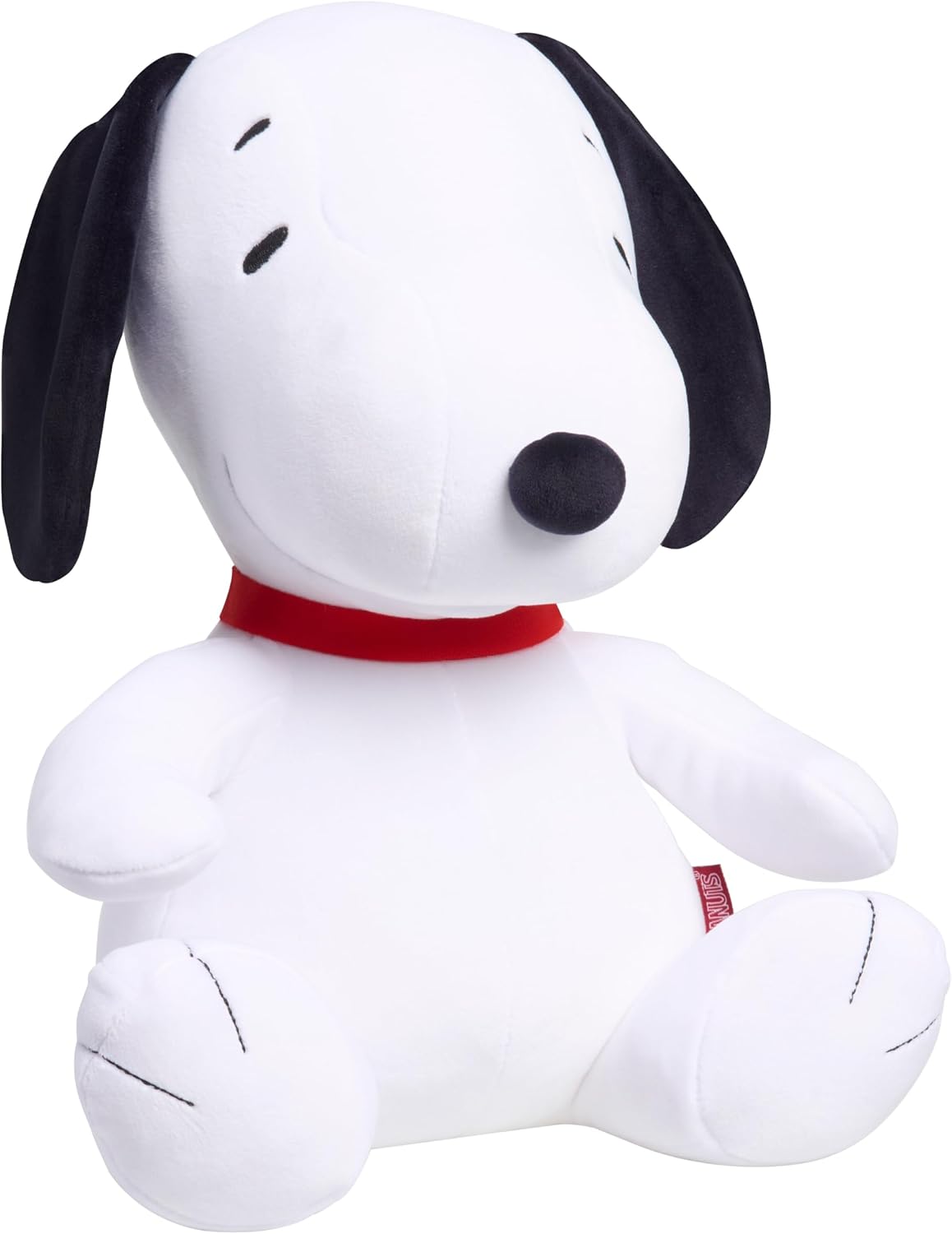 Peanuts Large 2 lb Weighted Plush Snoopy, 12-inch Stuffed Animal, Kids Toys for Ages 3 Up by Just Play
