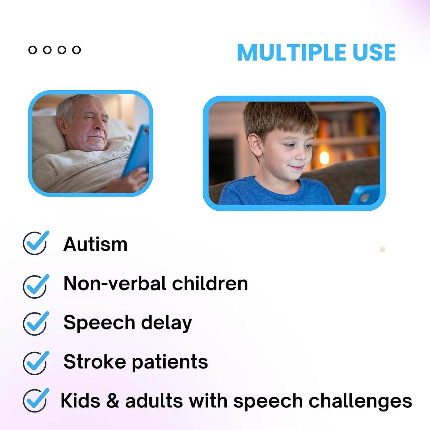 AAC Communication Device for Autism & Nonverbal Speech Support
