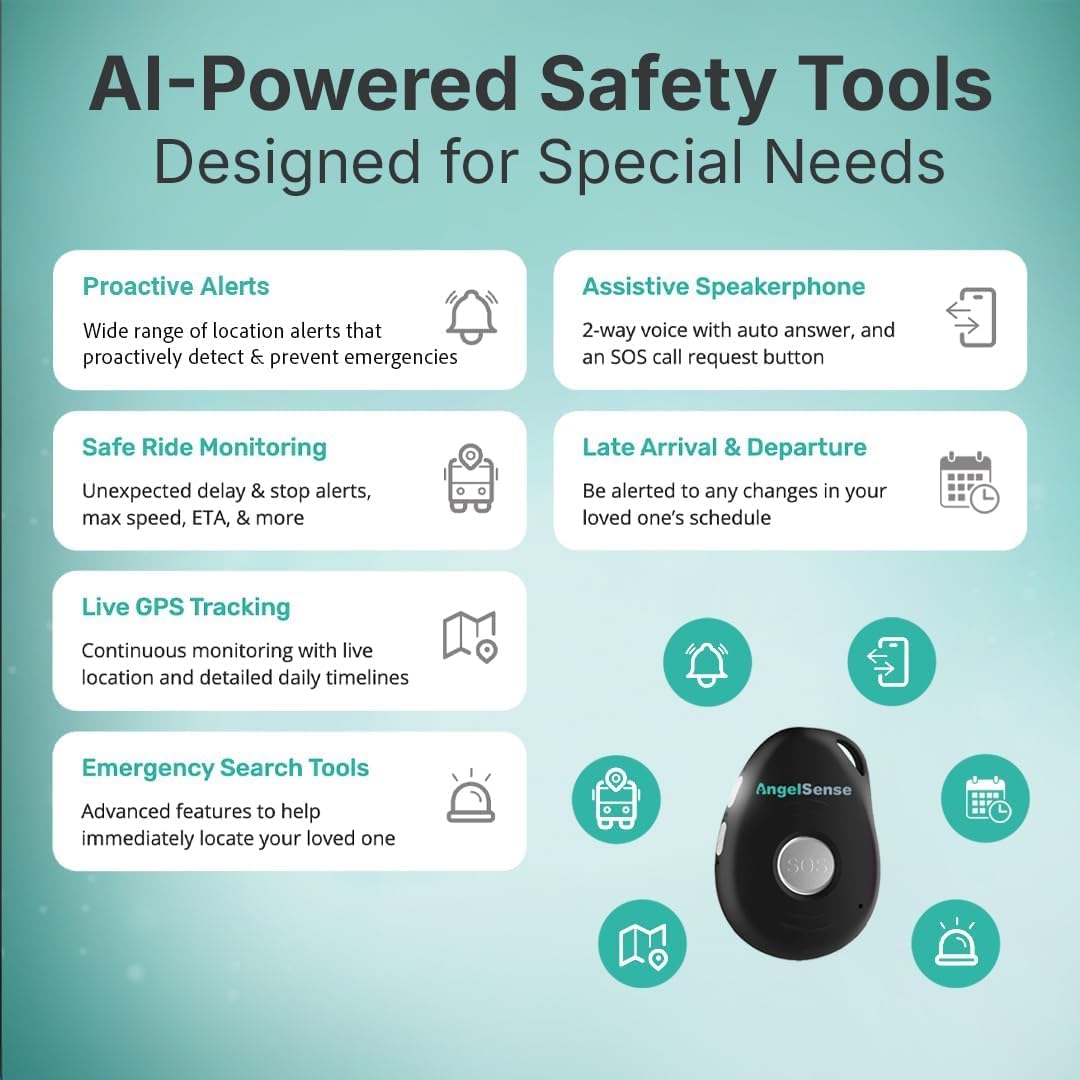 GPS Safety Tracker for Autism & Special Needs (Real-Time Monitoring)