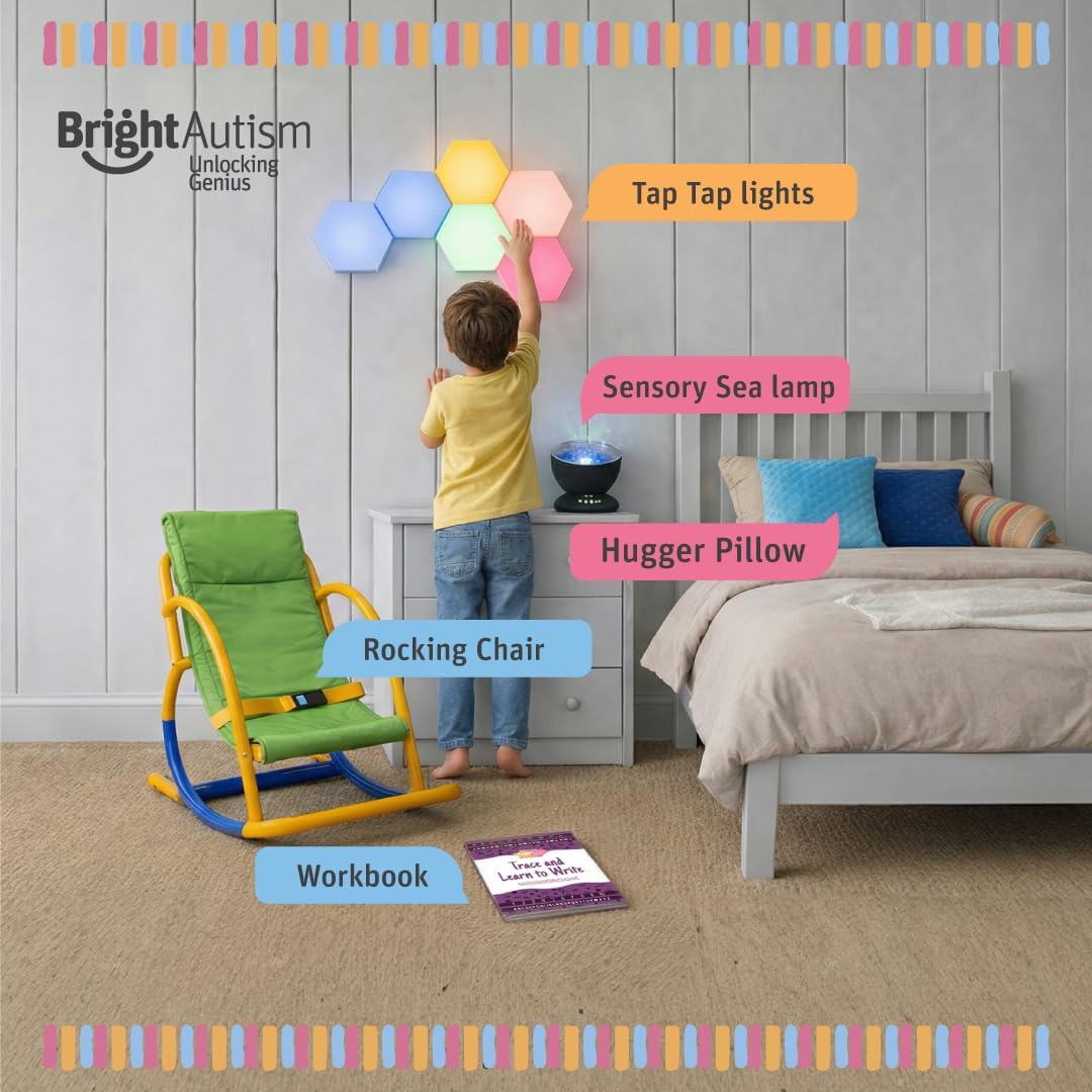 Bright Calming Oil by Bright Autism - Essential Kids Oil for Stress Relief - Natural Sleep Aid, Gentle Organic Blend Roll-On 10ml - Great Addition to Your Kids Sleep Routine.