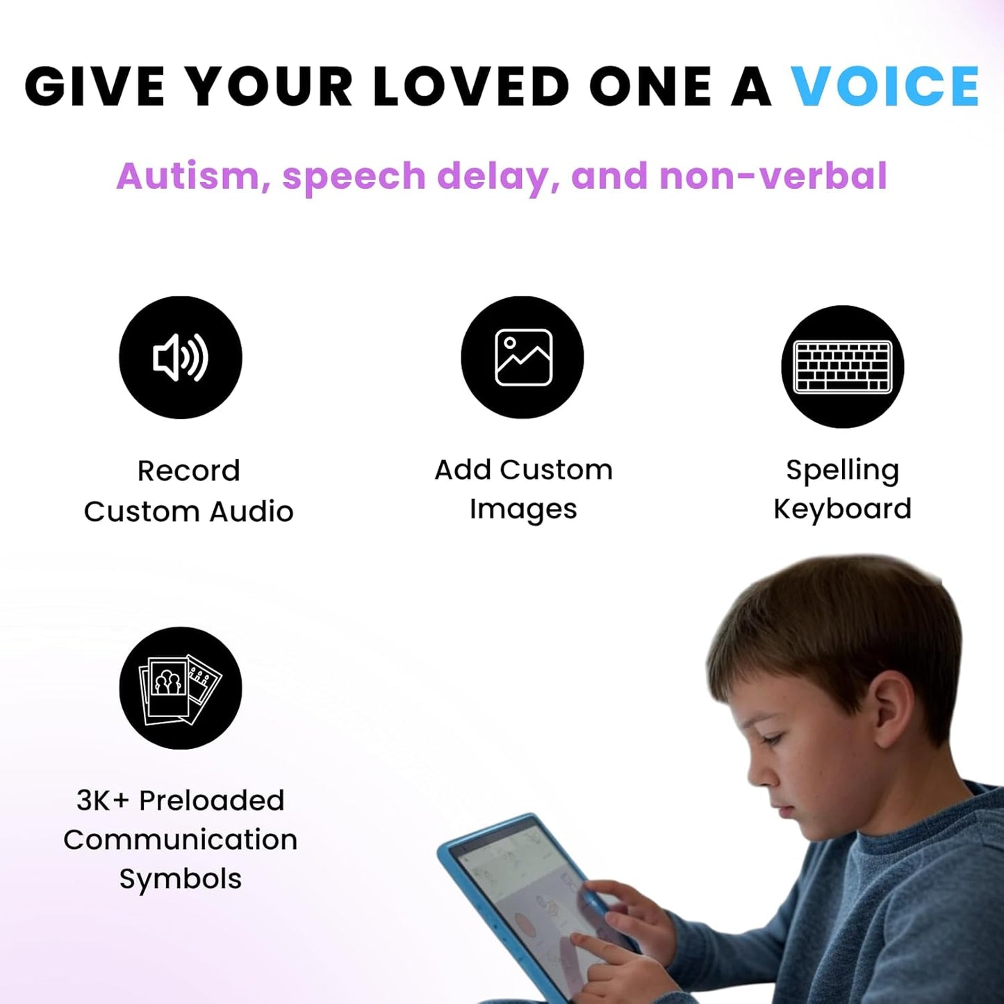 AAC Communication Device for Autism & Nonverbal Speech Support