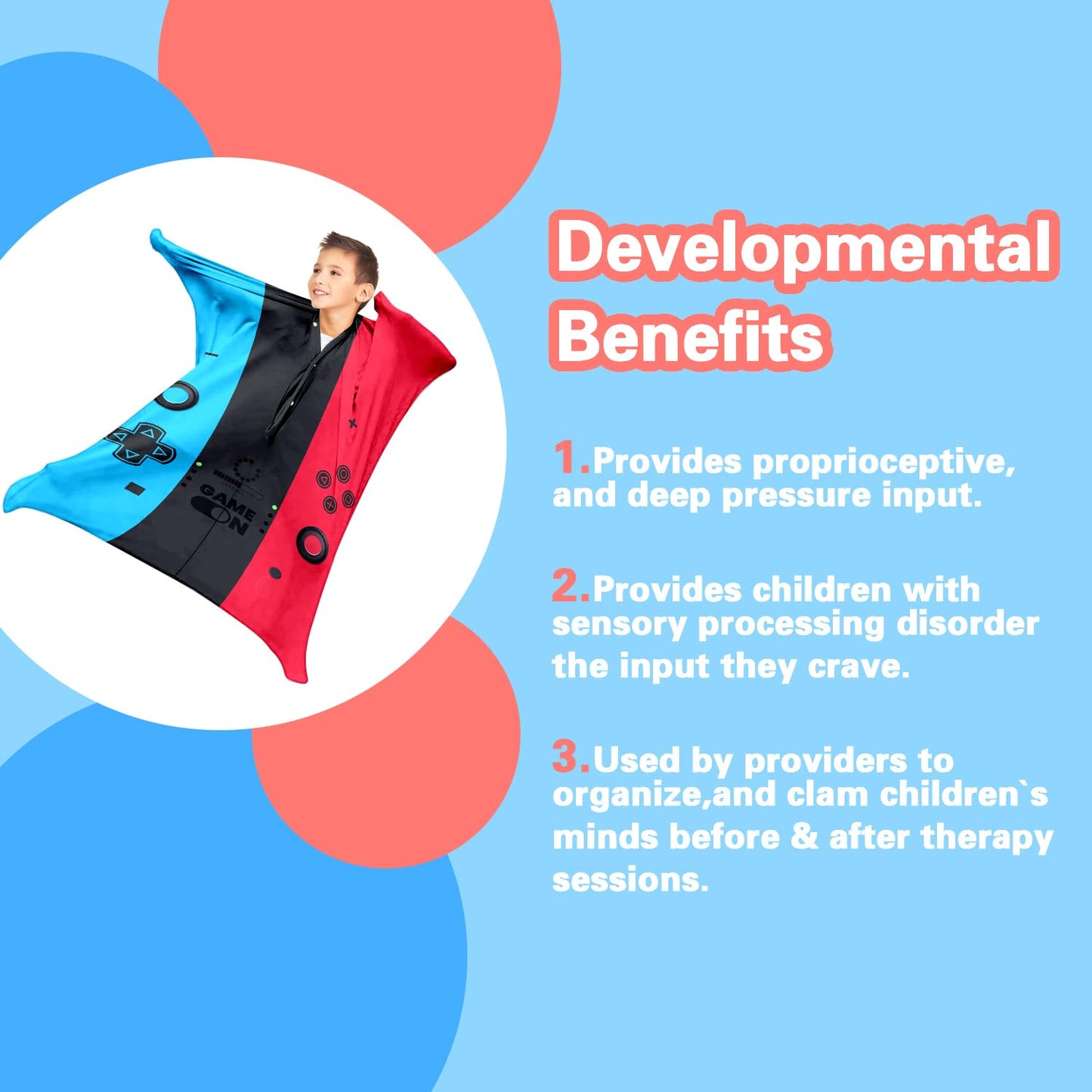 Cute Tiger Autism Movement Stretchy Sensory Body Socks - ADHD and Improve Sensory Processing Sox - Help Children with Autism (Medium)