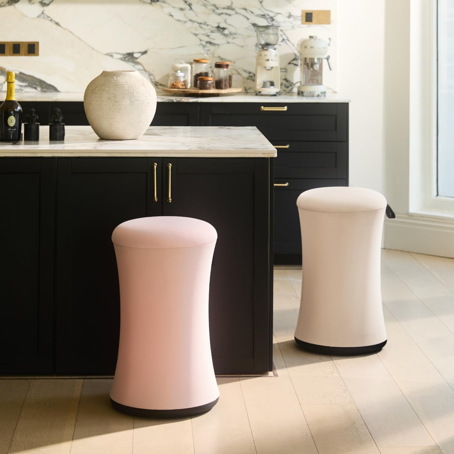 TopJob Boba Chair Stylish Ergonomic Active Wobble Stool, ADHD Chair, Improves Posture and Focus, Ergonomic with Height Adjustable Stool for Adults Children for Home Office