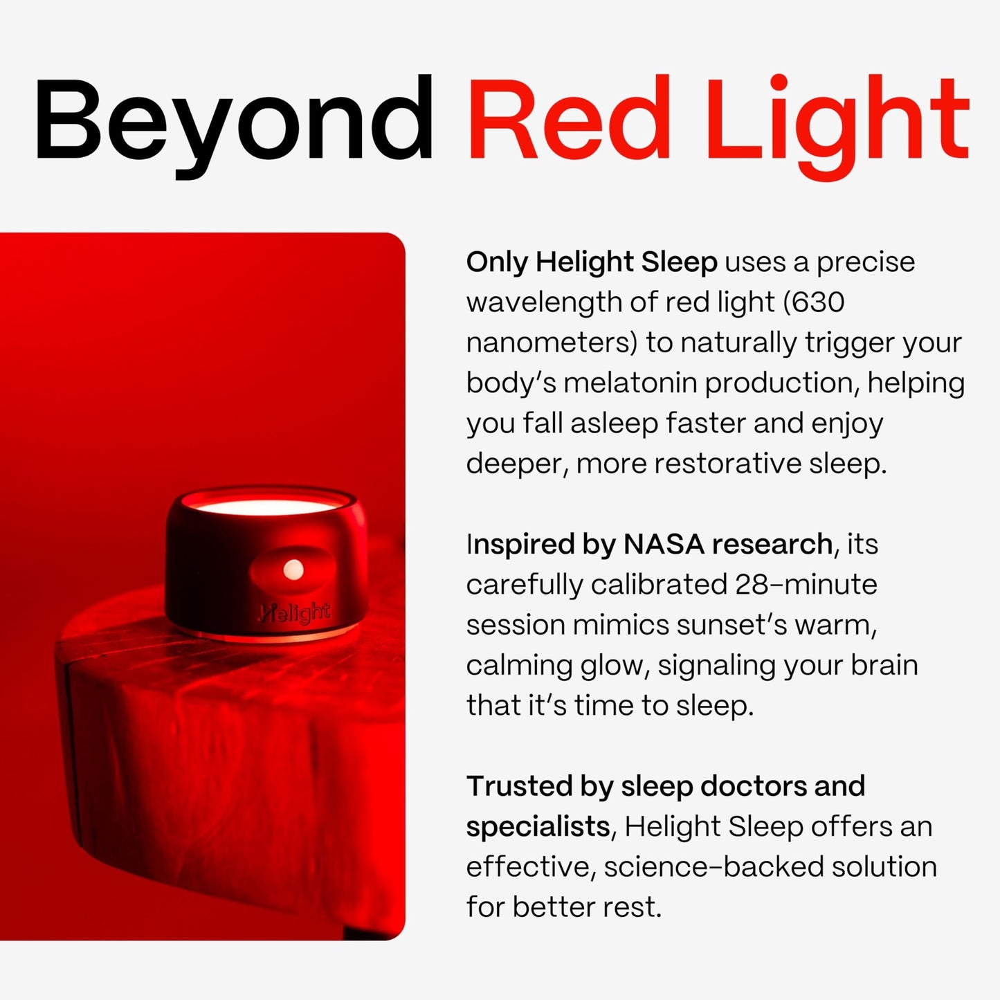 Red Light Sleep Device for Autism & Deep Relaxation