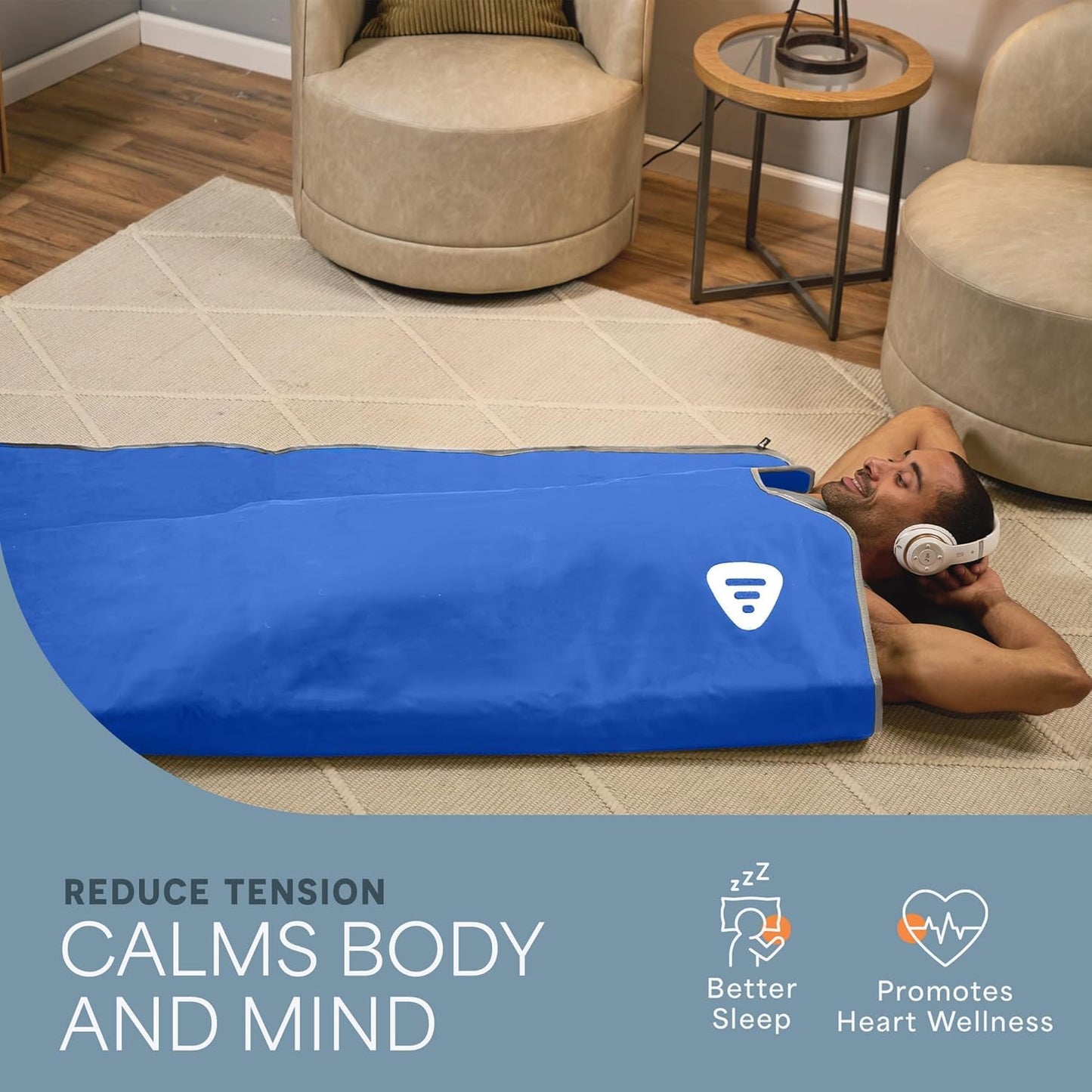Infrared Sauna Blanket for Relaxation, Recovery & Stress Relief