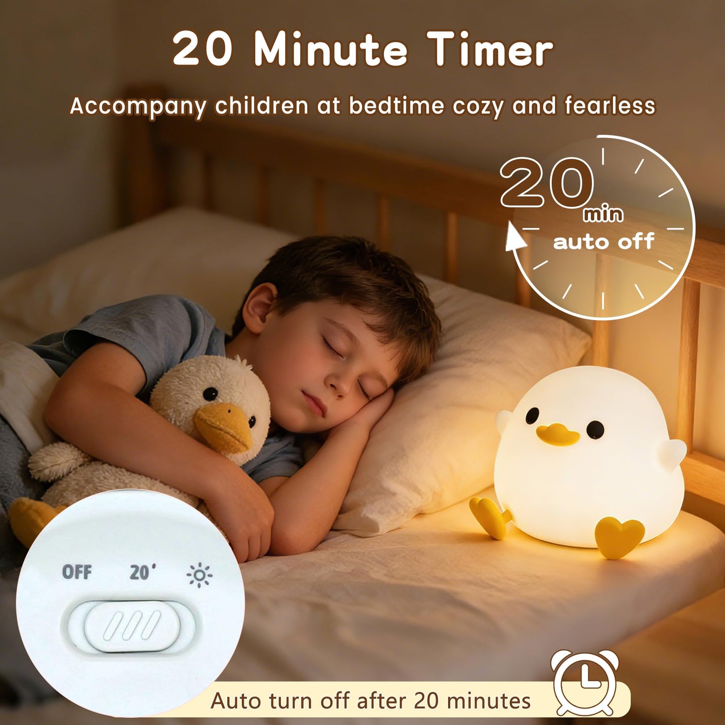 FAMIDUO Capybara Night Light for Kids,Safe Squishy Silicone Nursery Light with Timer,Dimmable & Rechargeable Touch Bedside Lamp, Cute Capybara Gifts for Boys Girls Toddlers, Baby & Kids Room Decor