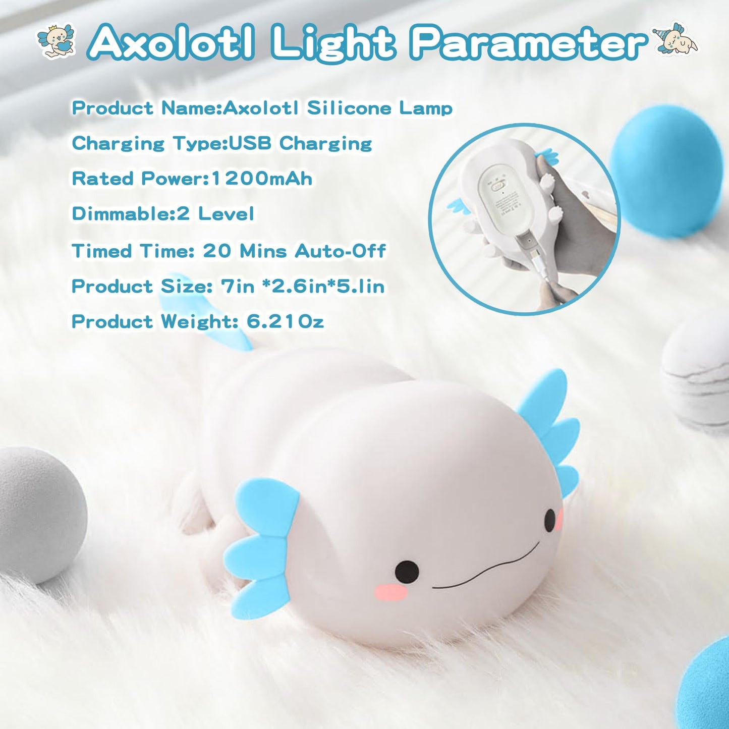 FAMIDUO Capybara Night Light for Kids,Safe Squishy Silicone Nursery Light with Timer,Dimmable & Rechargeable Touch Bedside Lamp, Cute Capybara Gifts for Boys Girls Toddlers, Baby & Kids Room Decor