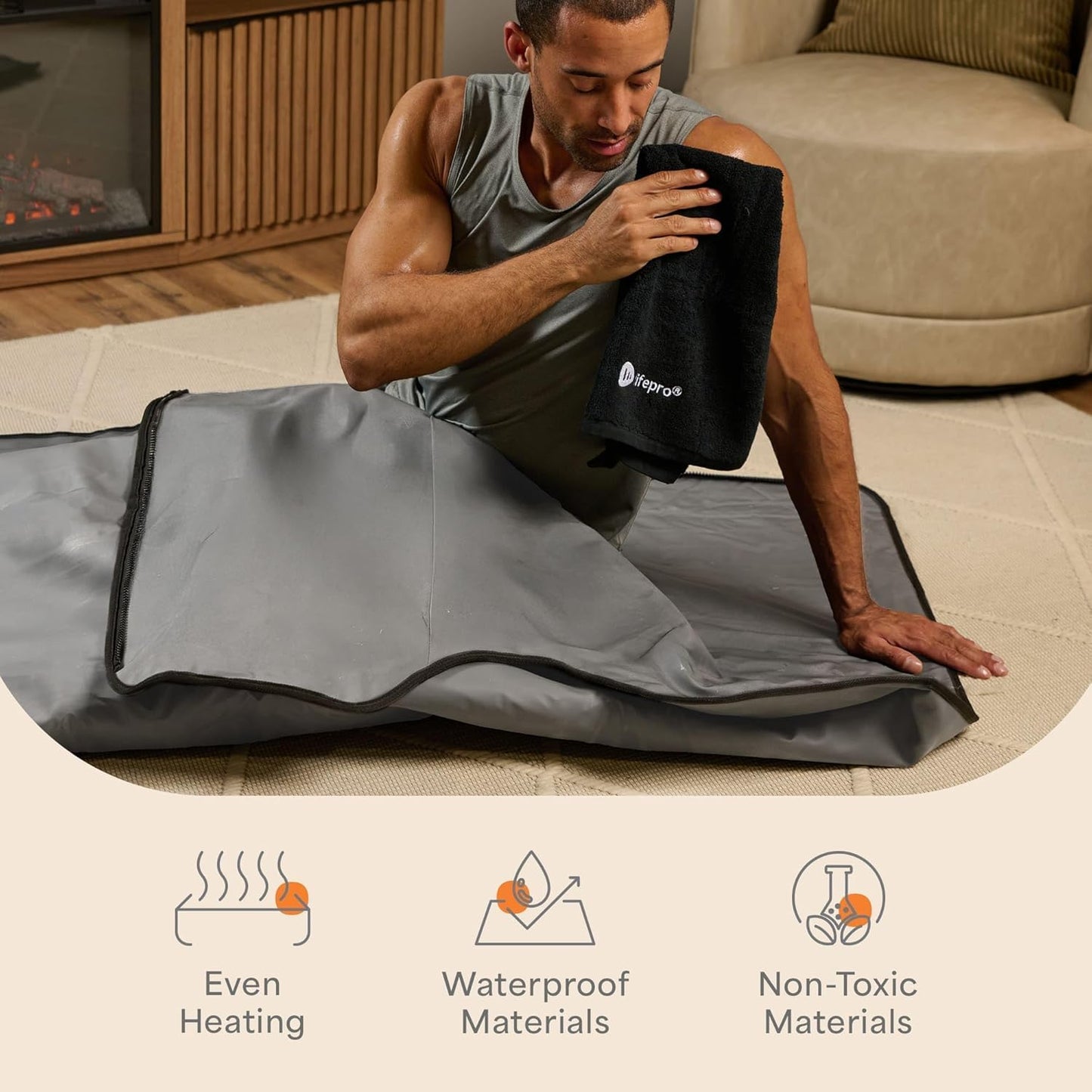 Infrared Sauna Blanket for Relaxation, Recovery & Stress Relief