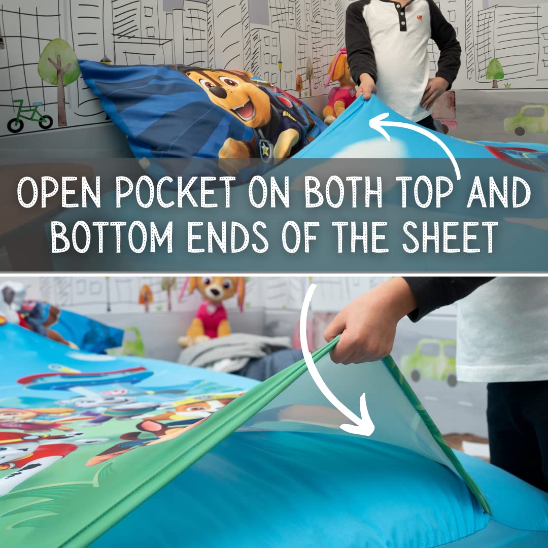 Disney's Frozen Kids Bedding Super Soft Compression Snuggle (TM) Sheets, Twin, (Official Disney Product) By Franco
