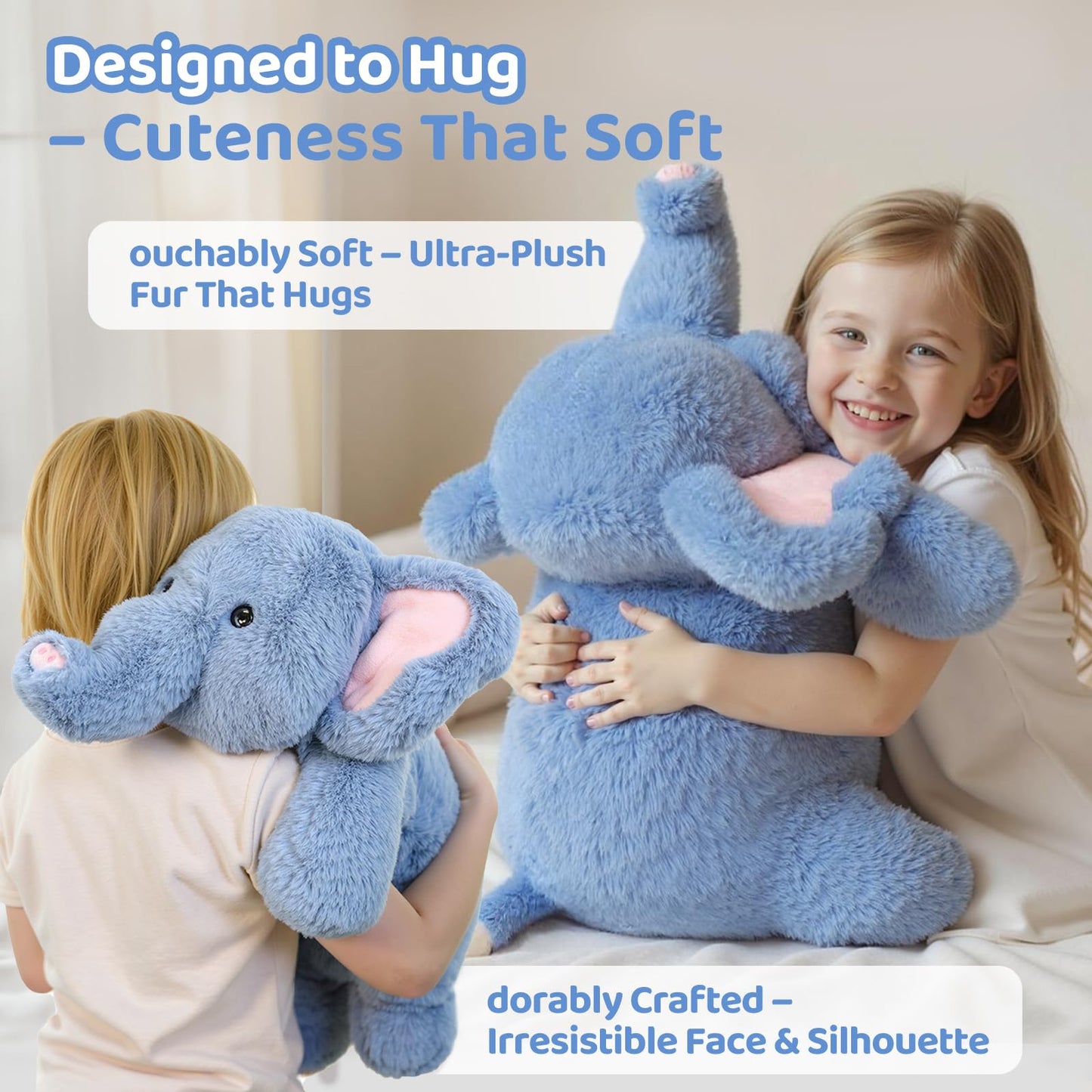 Mewaii Weighted Stuffed Animals 5 lbs Adjustable, Heated & Coolable 23 Inch Plush for Realistic Hug, Microwavable Removable Inner Pad, Cat Gifts for Adults & Kids (Black)