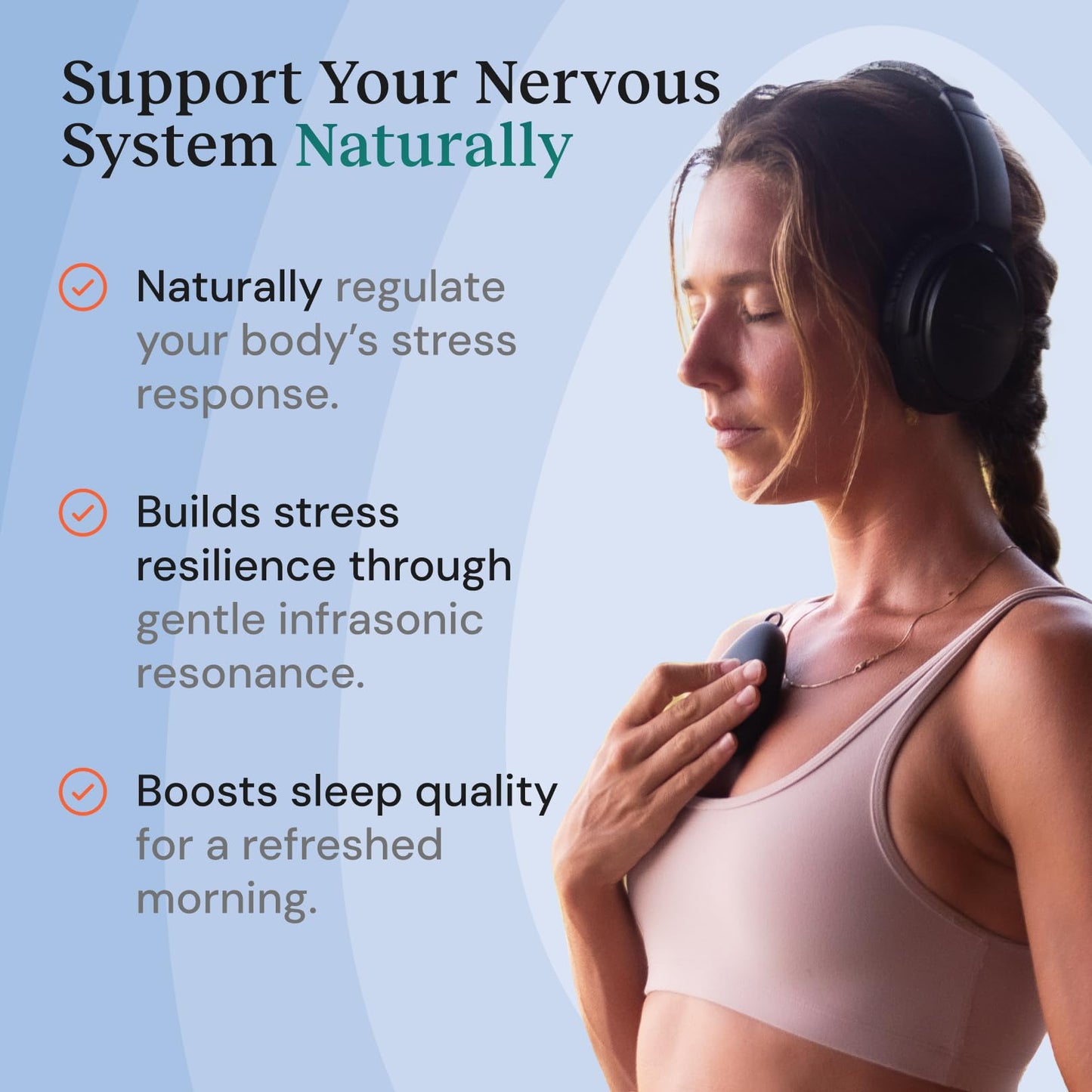 Sensory Relaxation Device for Calm, Stress Relief & Nervous System Support