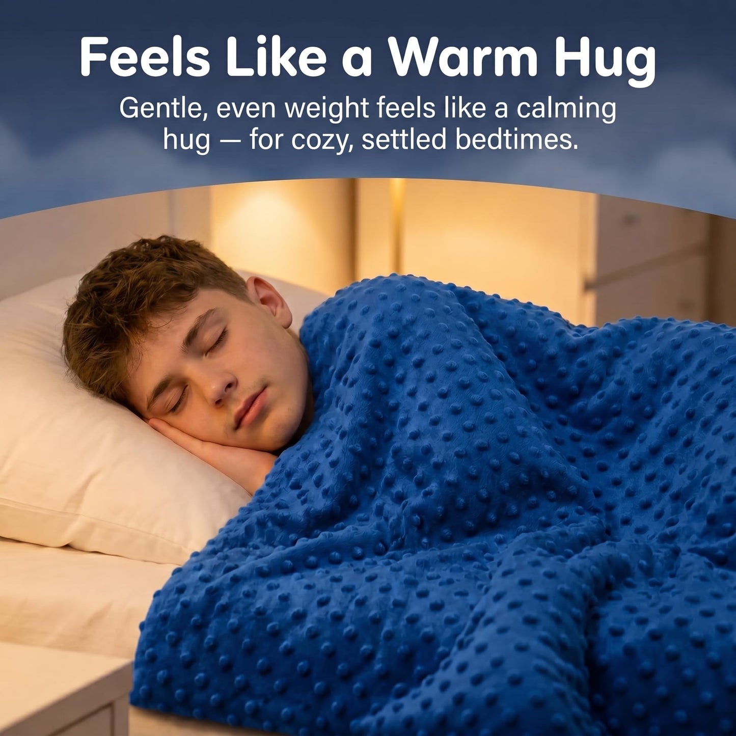hazli Super-Soft Kids Weighted Blanket 5 Pounds - Weighted Blanket for Kids - Easy to Clean, Washable Minky Cover - 36x48 Inches 5lbs Child - Small Heavy Blanket for Girls and Boys