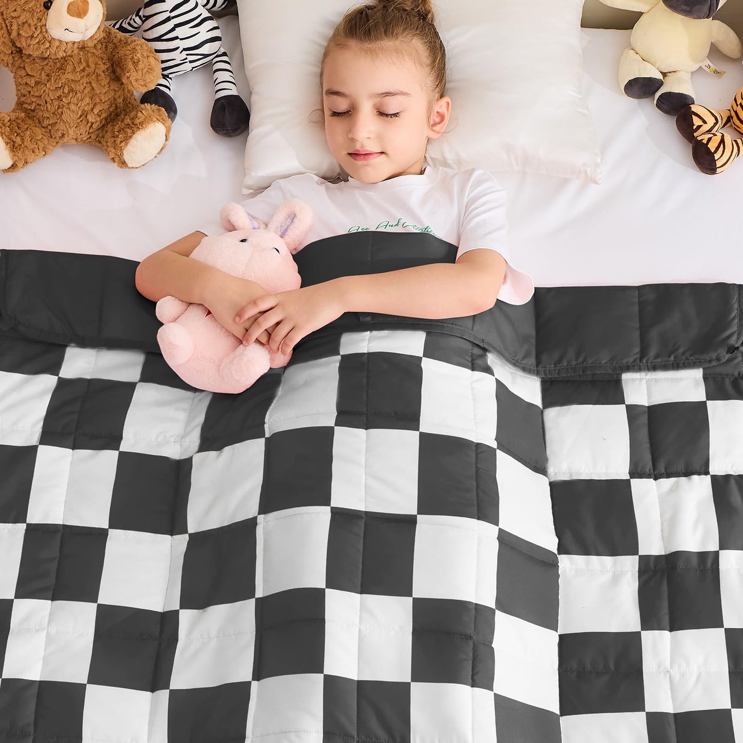 yescool Weighted Lap Pad 2 Pounds Weighted Lap Blanket, Space Plane Small Weighted Blanket, Weighted Throw Blanket Gifts for Travel Indoor Outdoor, 20"x30"