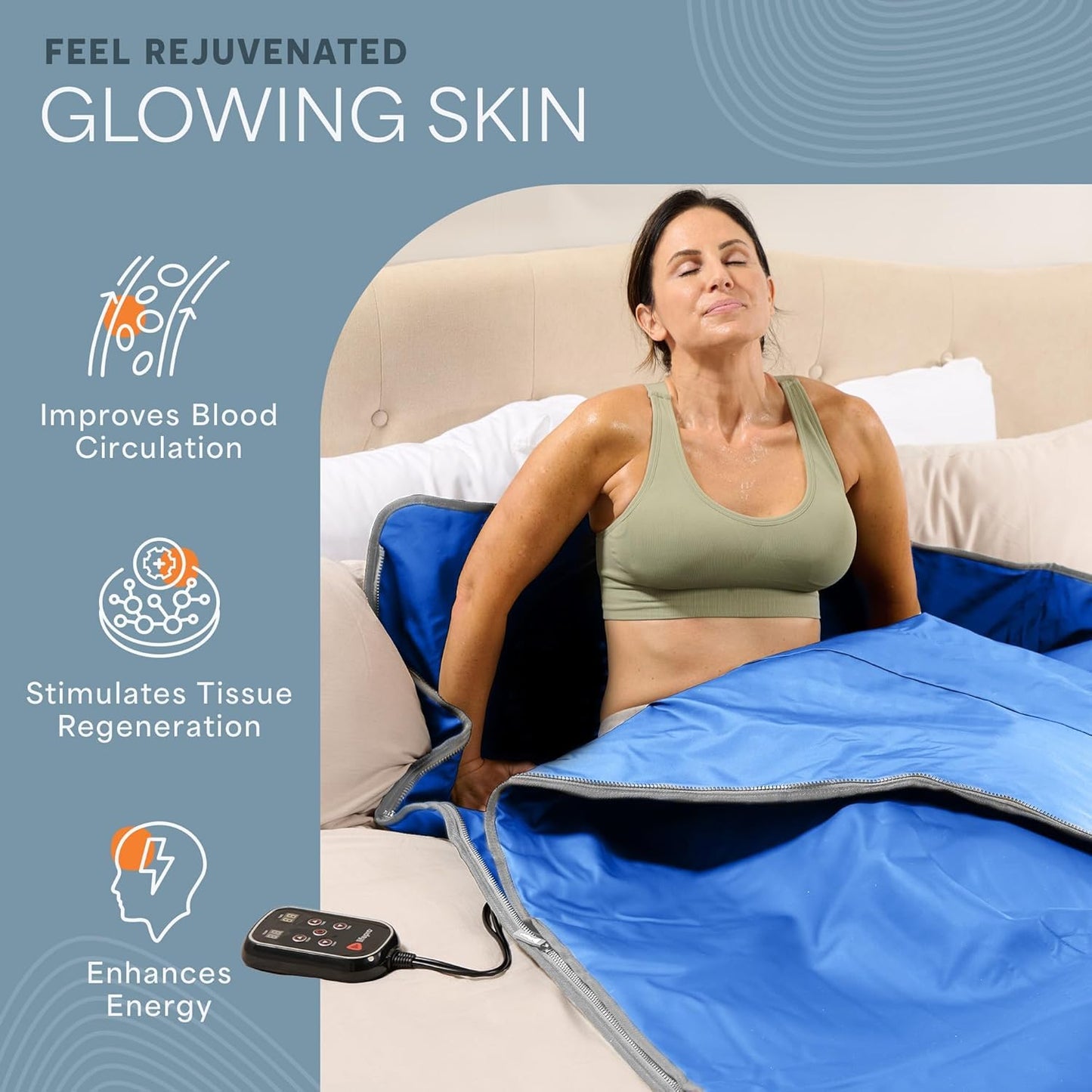 Infrared Sauna Blanket for Relaxation, Recovery & Stress Relief