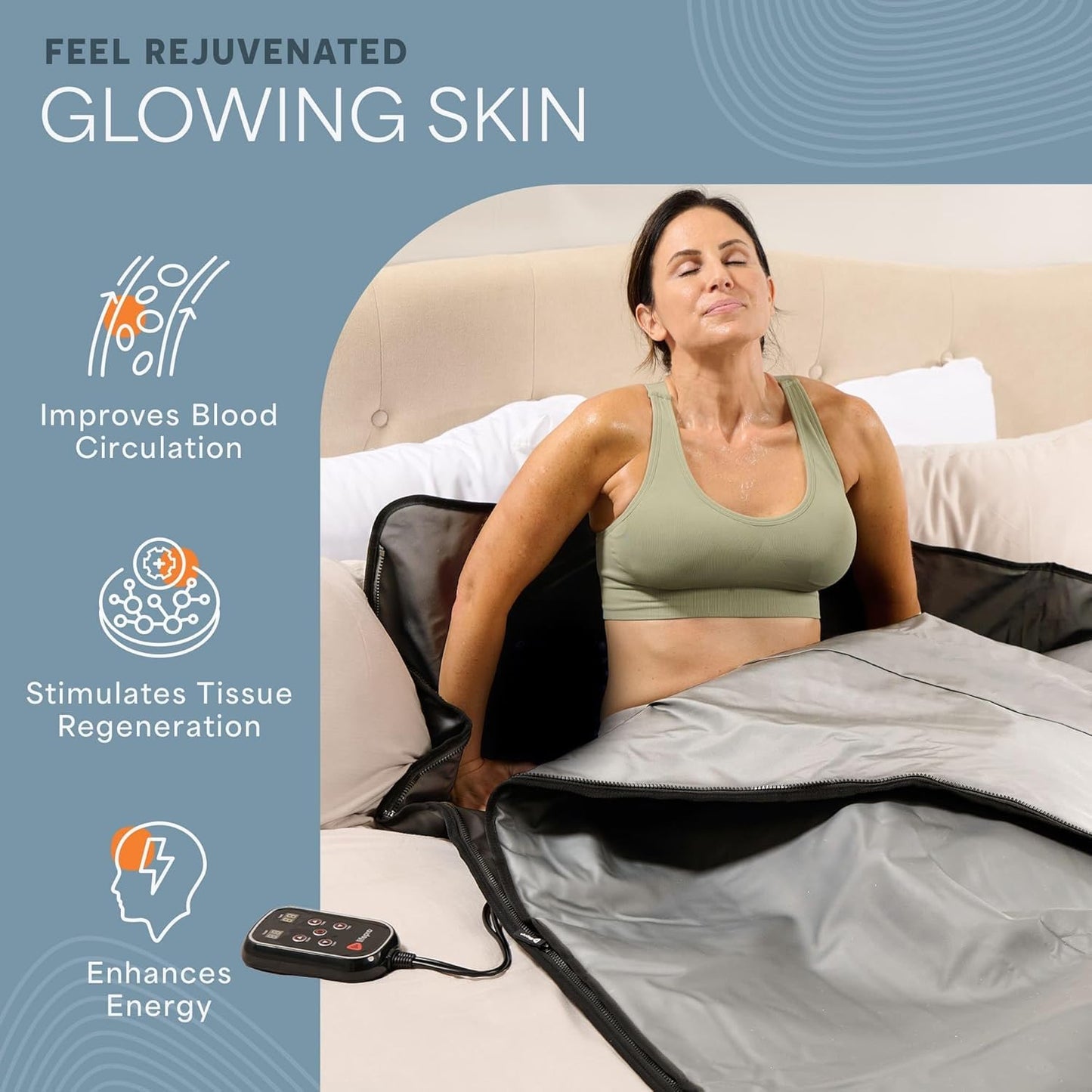 Infrared Sauna Blanket for Relaxation, Recovery & Stress Relief