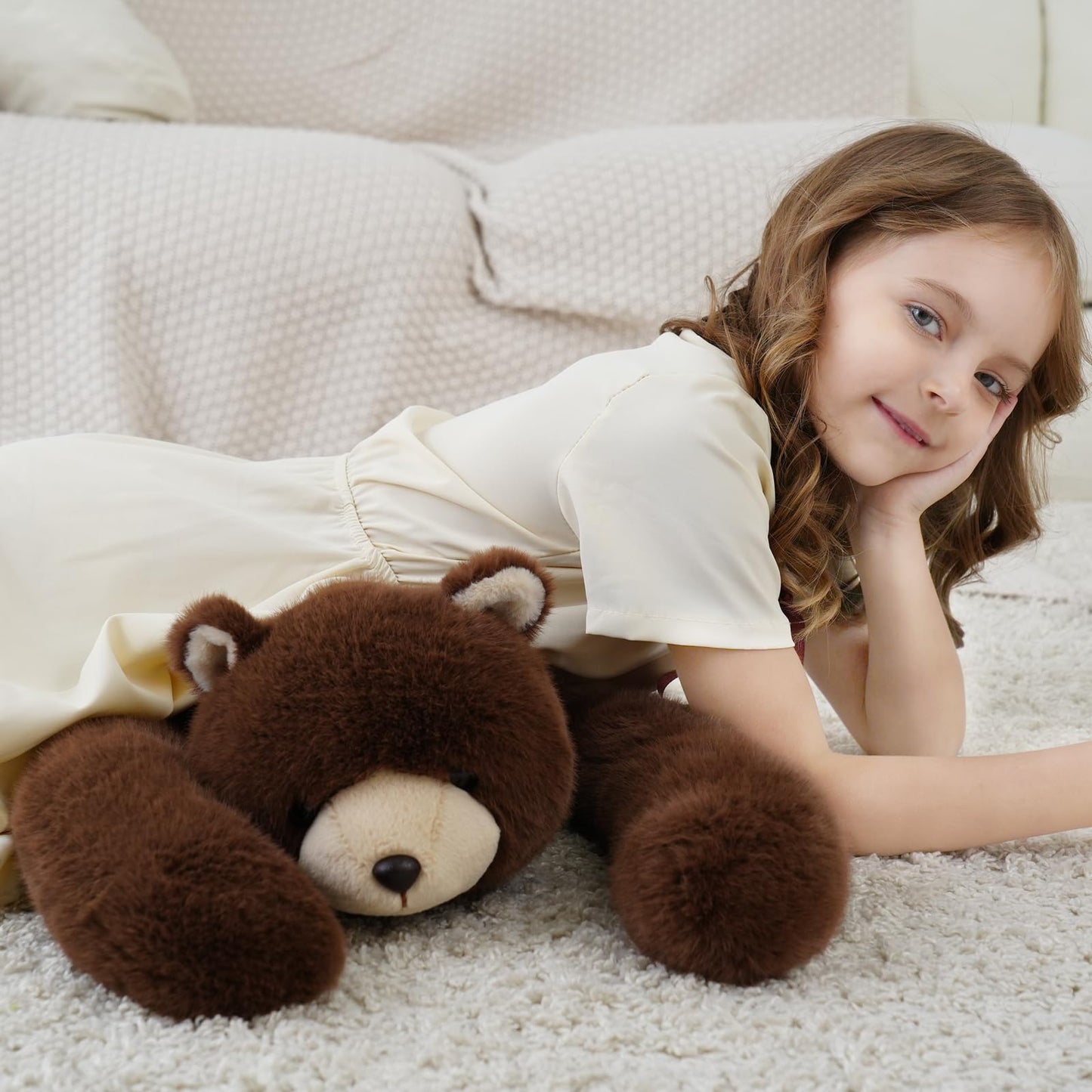 Weighted Sloth Stuffed Animal – 25 Inch, 4 lbs Plush Lying Toy for Kids and Adults – Soft and Cozy Weighted Companion for Bedtime, Gifting, and Everyday Comfort