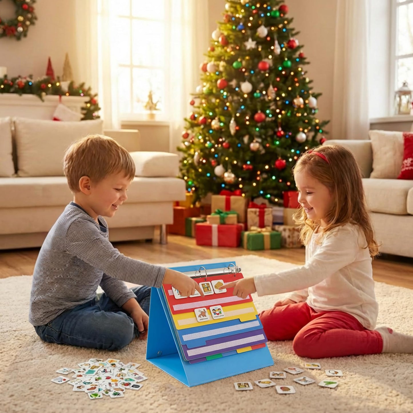 Visual Schedule & Communication Cards for Autism (Nonverbal Support)