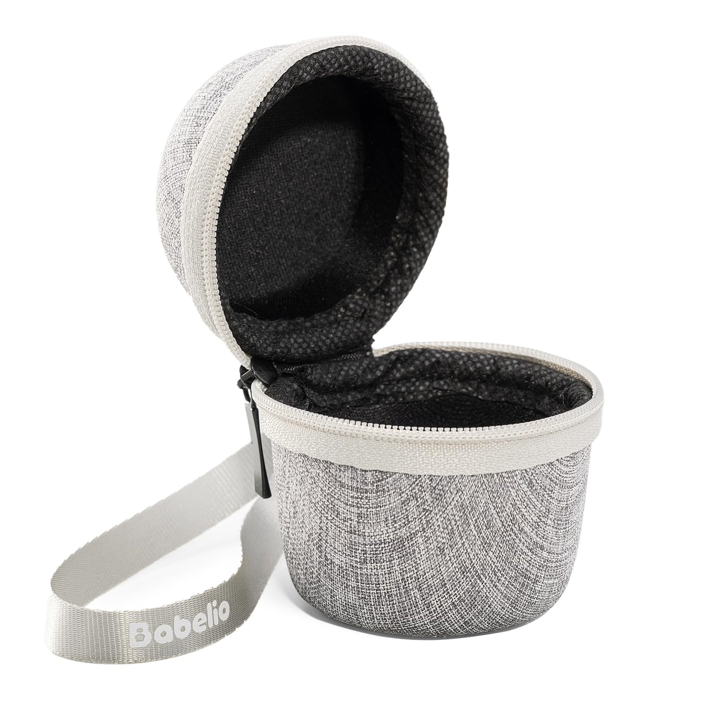 Babelio White Noise Sound Machine for Adults Kids Baby, Mini, 15 Non-looping Sounds, Timer, Memory Function, Easy to Pocket and Travel White