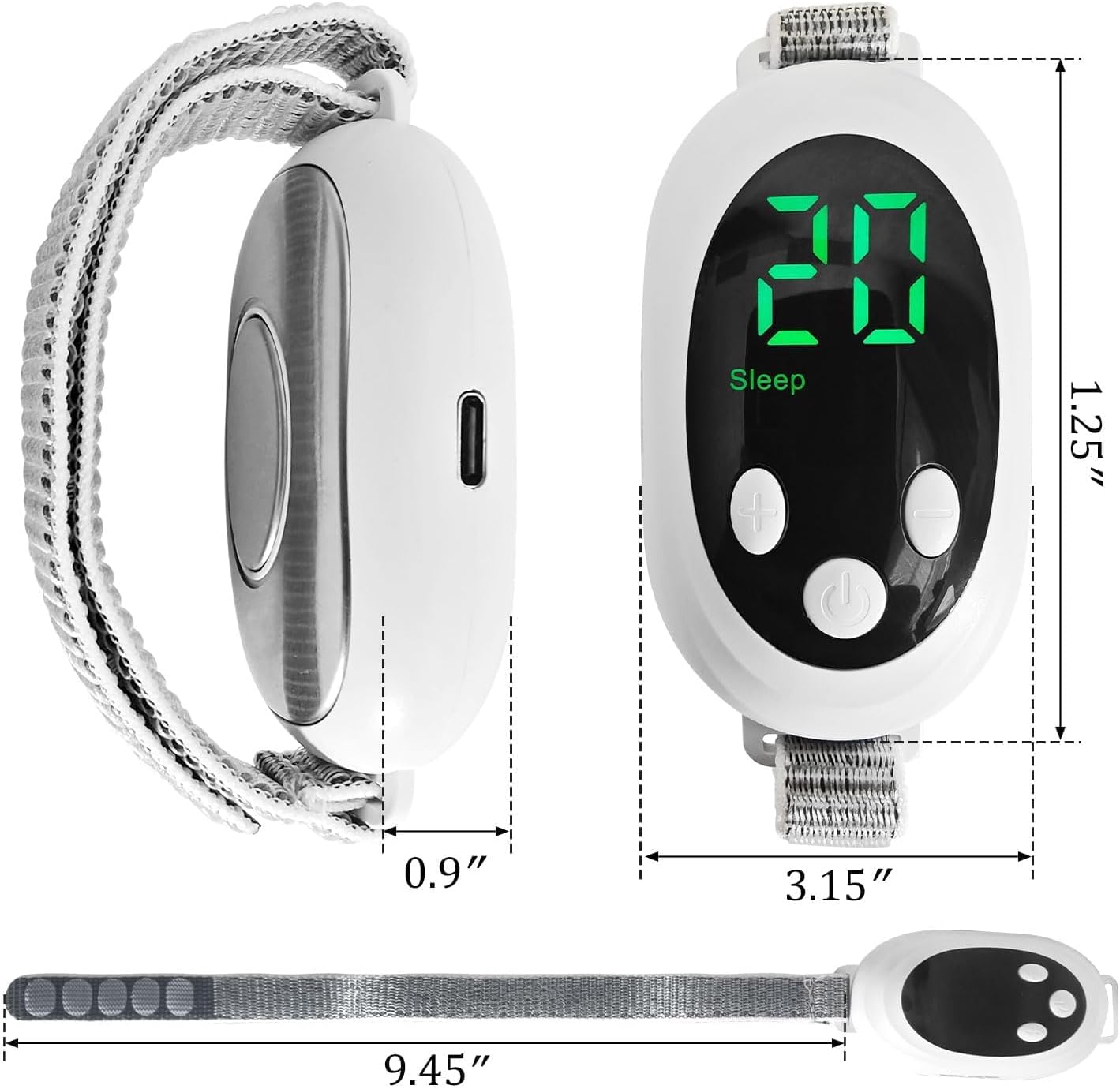 Handheld Sleep Aid Device, Anxiety Device, Relief Anxiety Help Sleep, Promotes Rest, USB Rechargeable